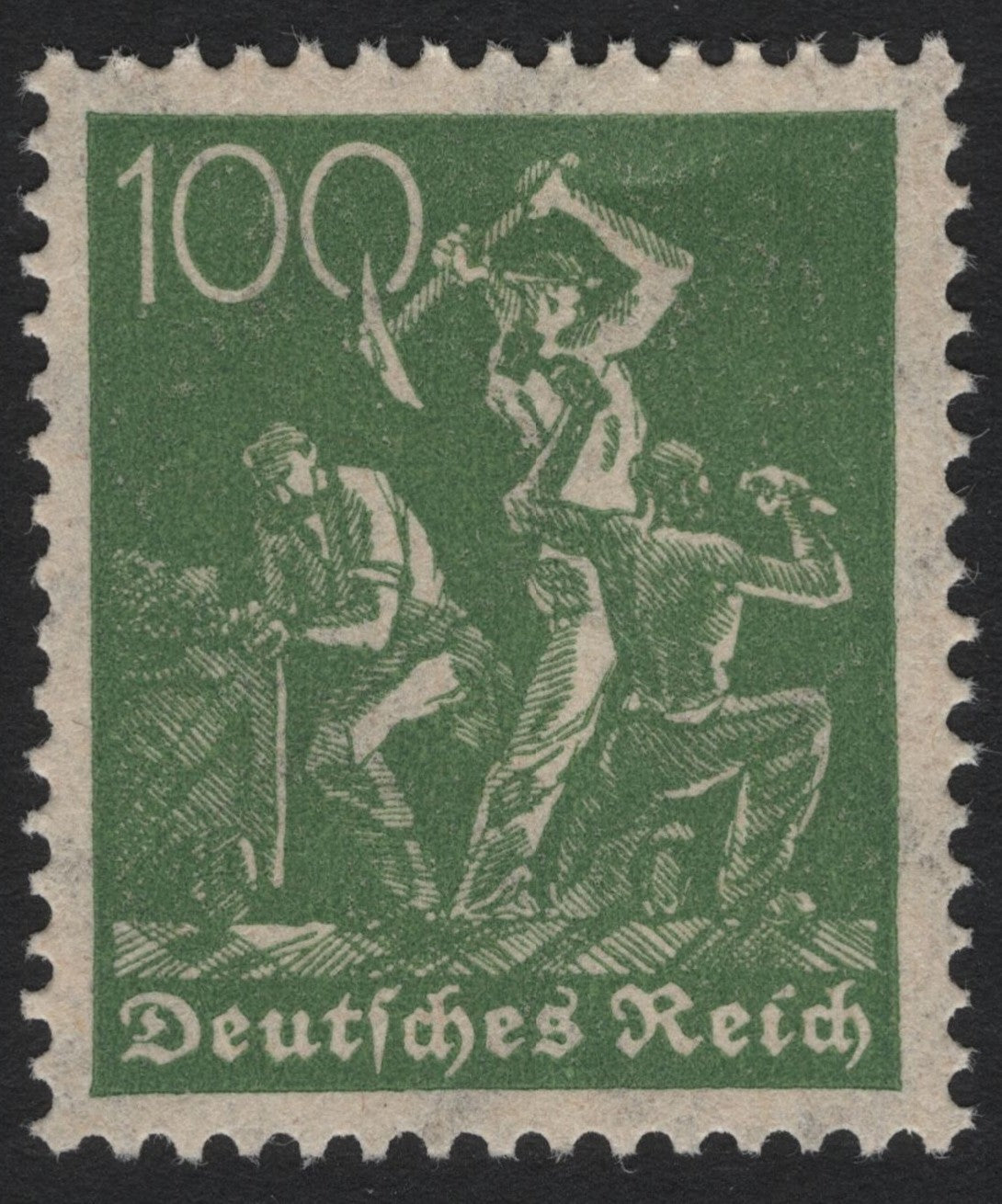 SCG4696 - Germany 1923 – 100 Mark “Workers” Issue (Deutsches Reich)
