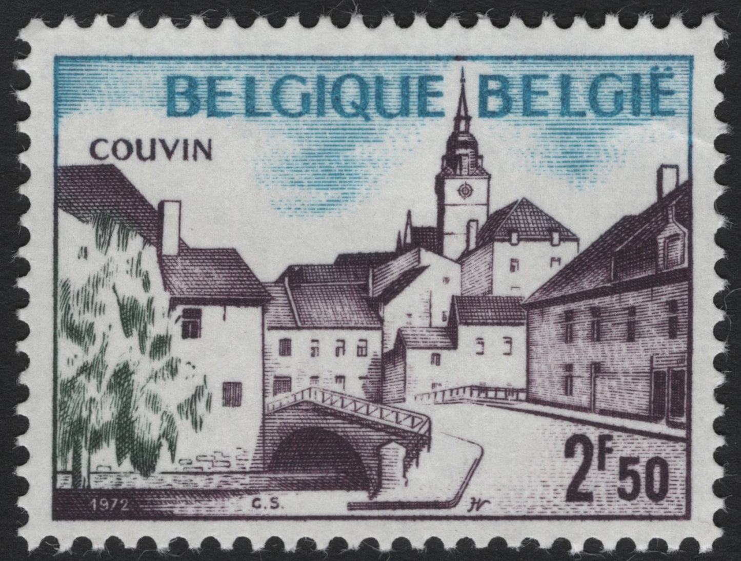 SCG4729 - Belgium 1972 – Town of Couvin 2.50F