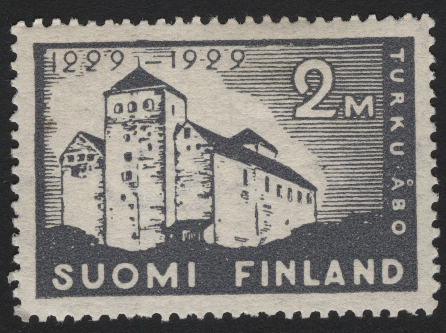 SCG4748 - Finland 1929 – Turku Castle 2 Markka Centenary Stamp