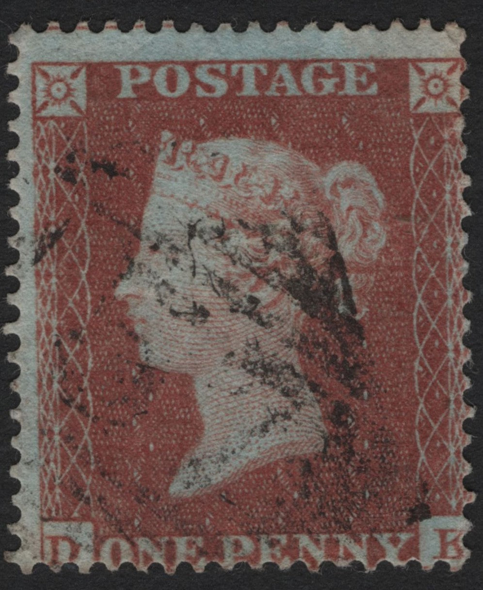 SCG4805 - Great Britain 1841 Penny Red – Queen Victoria (Alphabet I, Plate Lettering D-B)