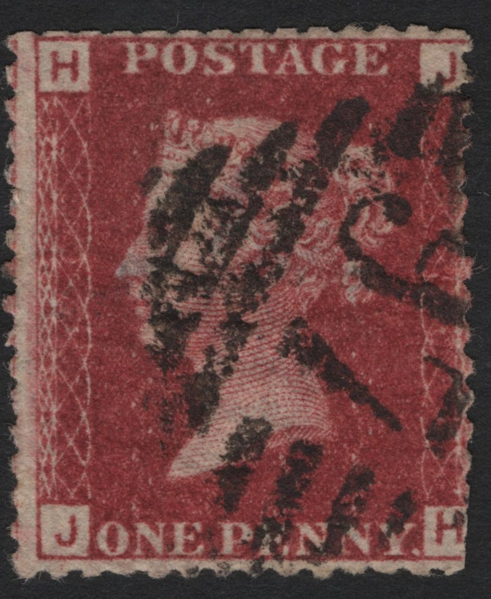 SCG4827 - Great Britain 1841 Penny Red – Queen Victoria (Plate Position H–J)
