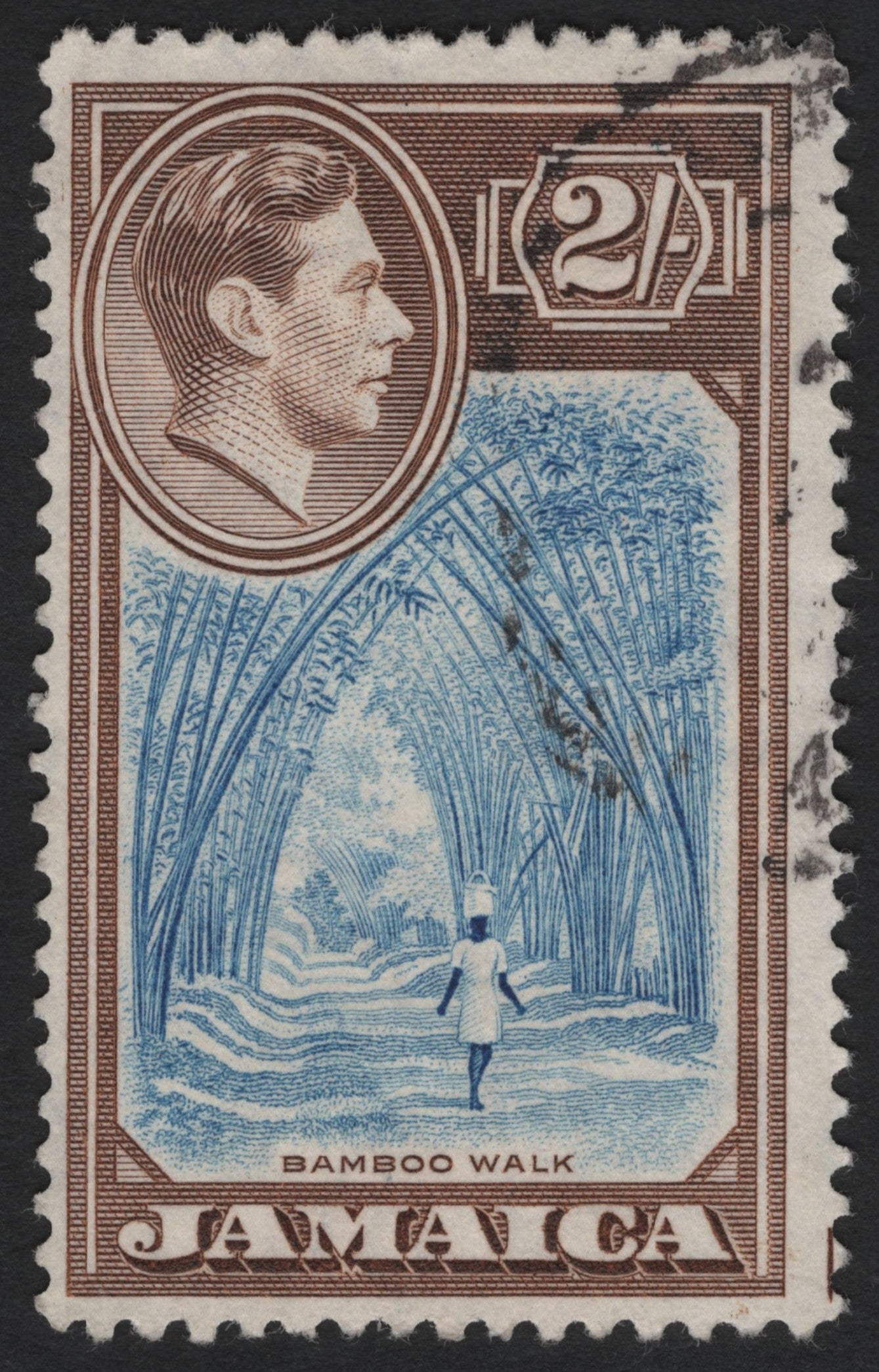 SCG4909 - Jamaica 1938–52 2s King George VI – Bamboo Walk