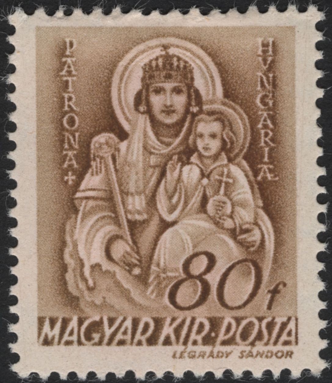 SCG4962 - Hungary 1938 – St. Stephen & Madonna with Child (Patrona Hungariae)