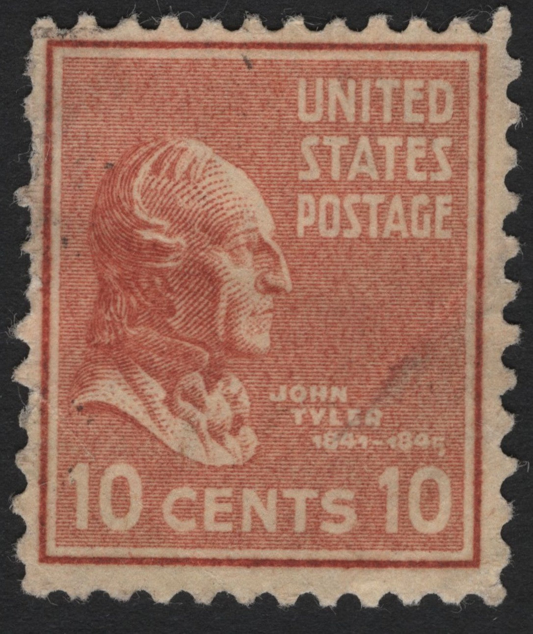 SCG5050 - United States 1938 – John Tyler, 10 Cents, Presidential Series