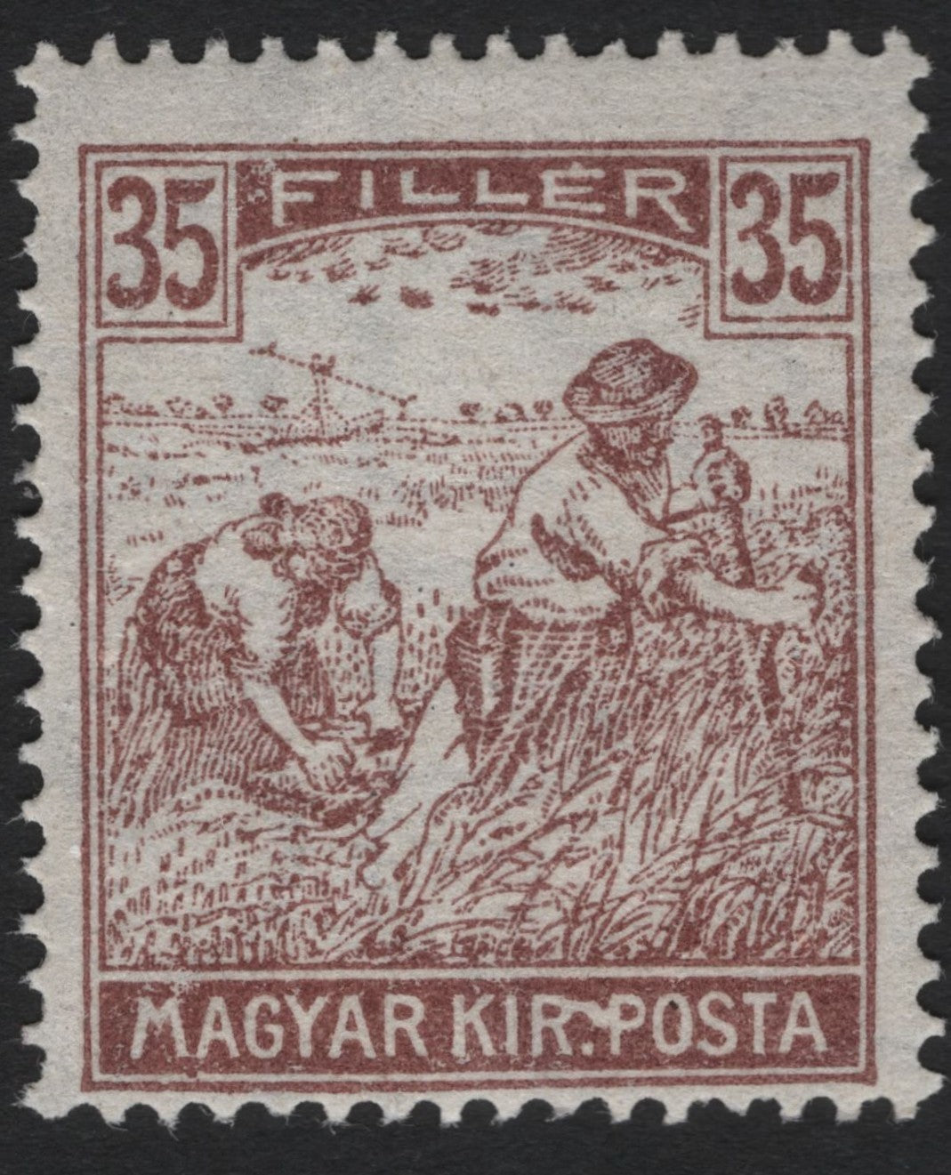 SCG5012 - Hungary 1916 Harvesters Issue – 35 Filler Brown