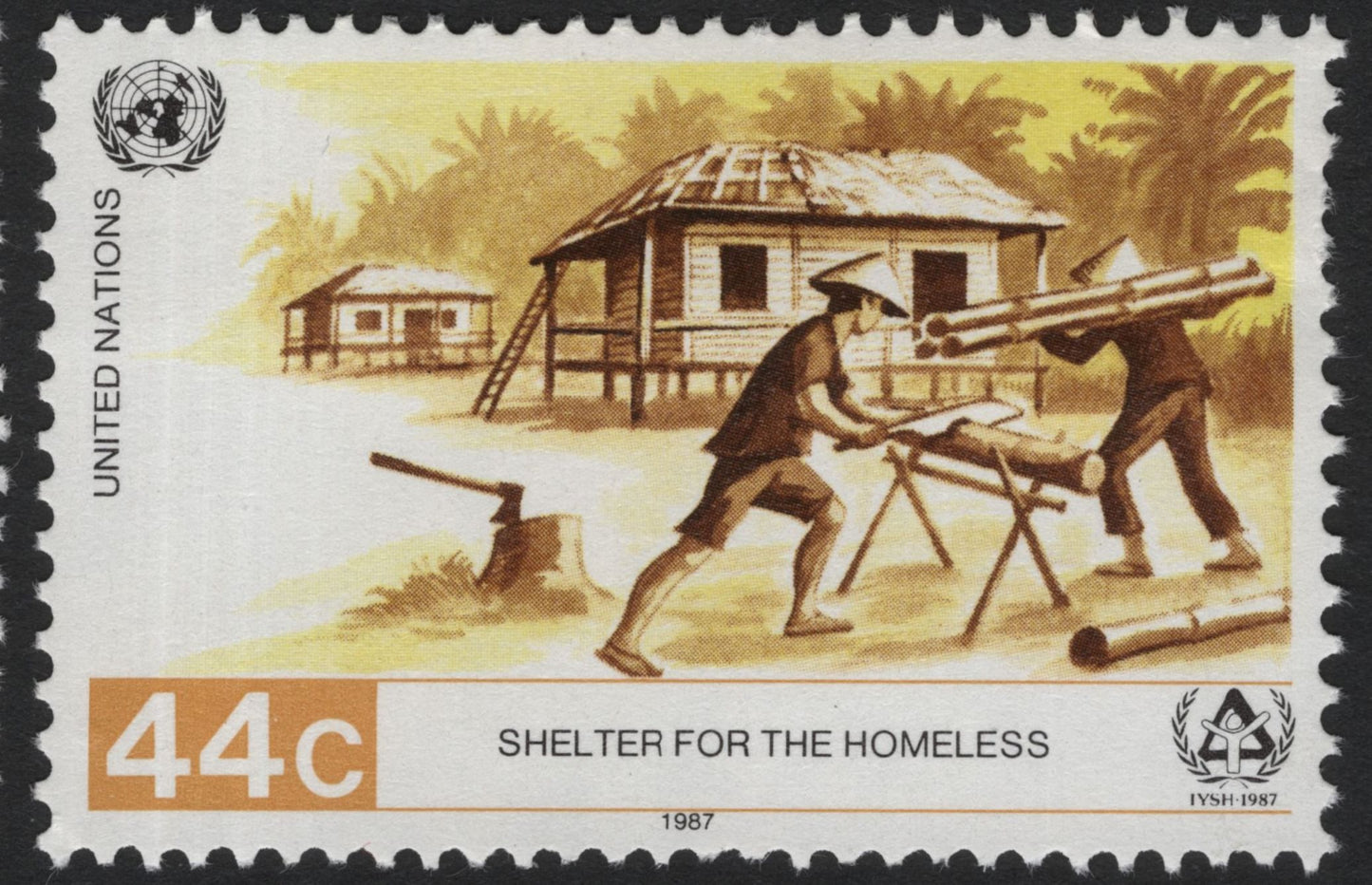 SCG5077 - United Nations 1987 – Shelter for the Homeless (IYSH Issue)
