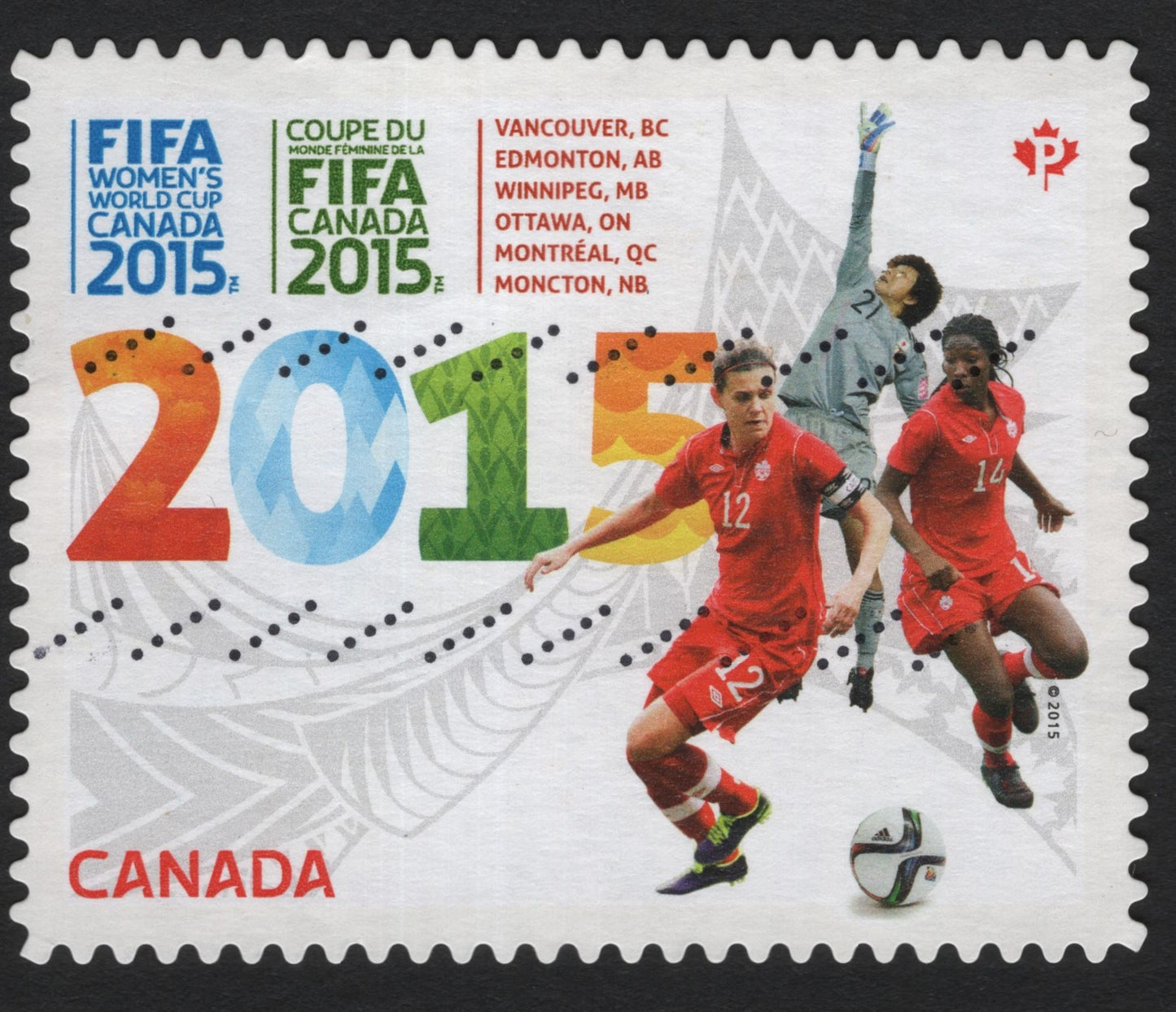 SCG5145 - Canada 2015 – FIFA Women’s World Cup Commemorative Stamp
