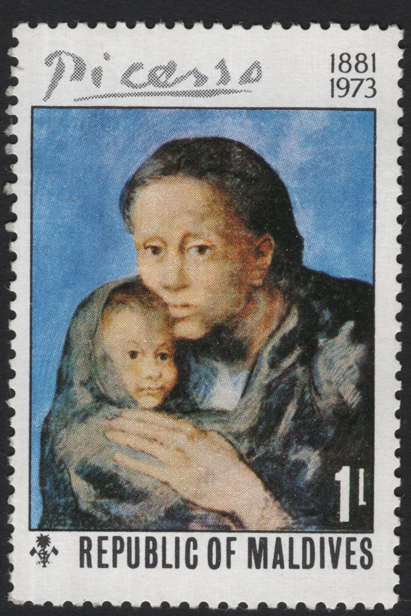 SCG5159 - Maldives 1973 – Pablo Picasso Memorial (Mother and Child)