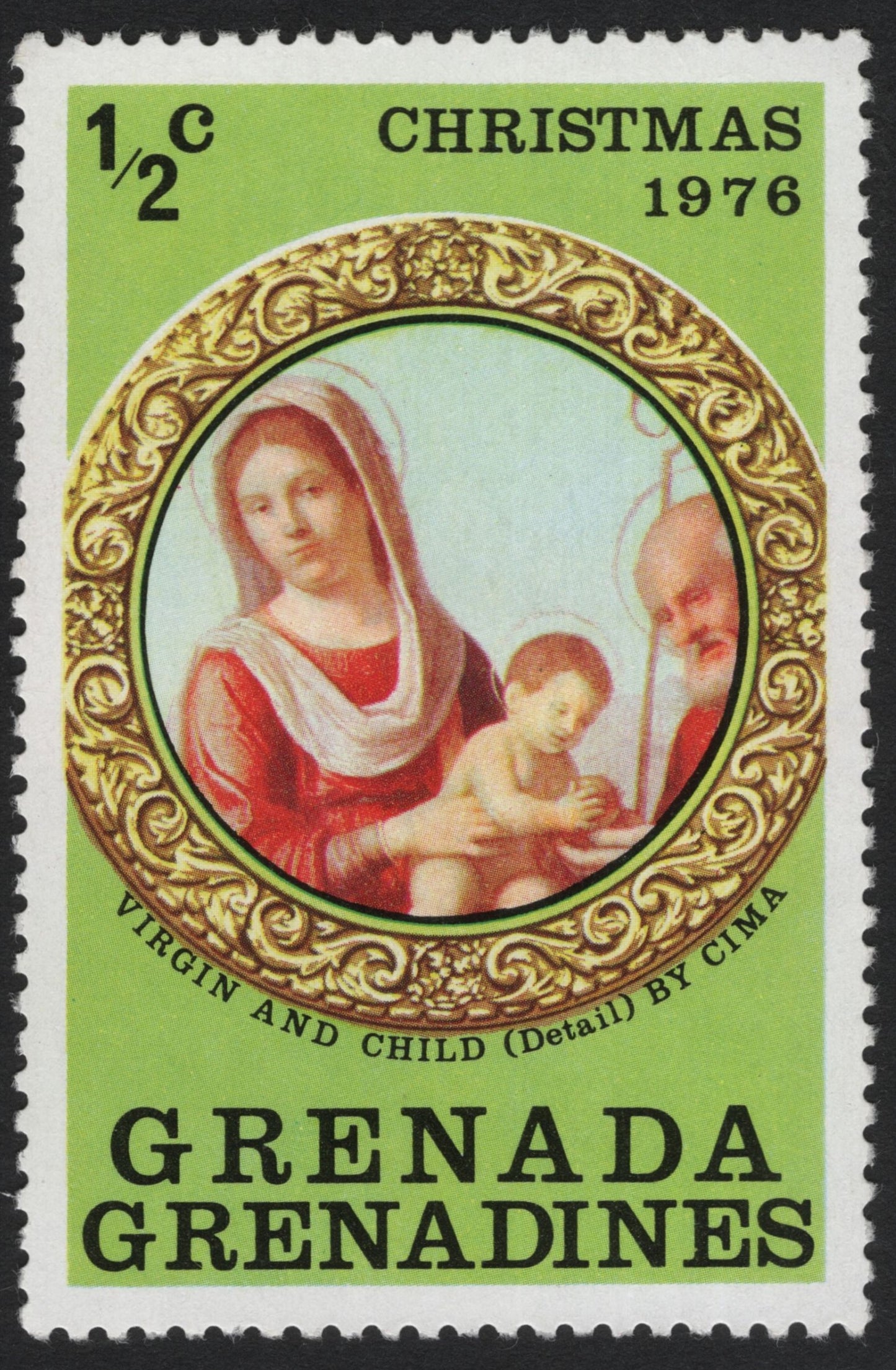 SCG5149 - Grenada Grenadines 1976 Christmas – Virgin and Child (Cima)