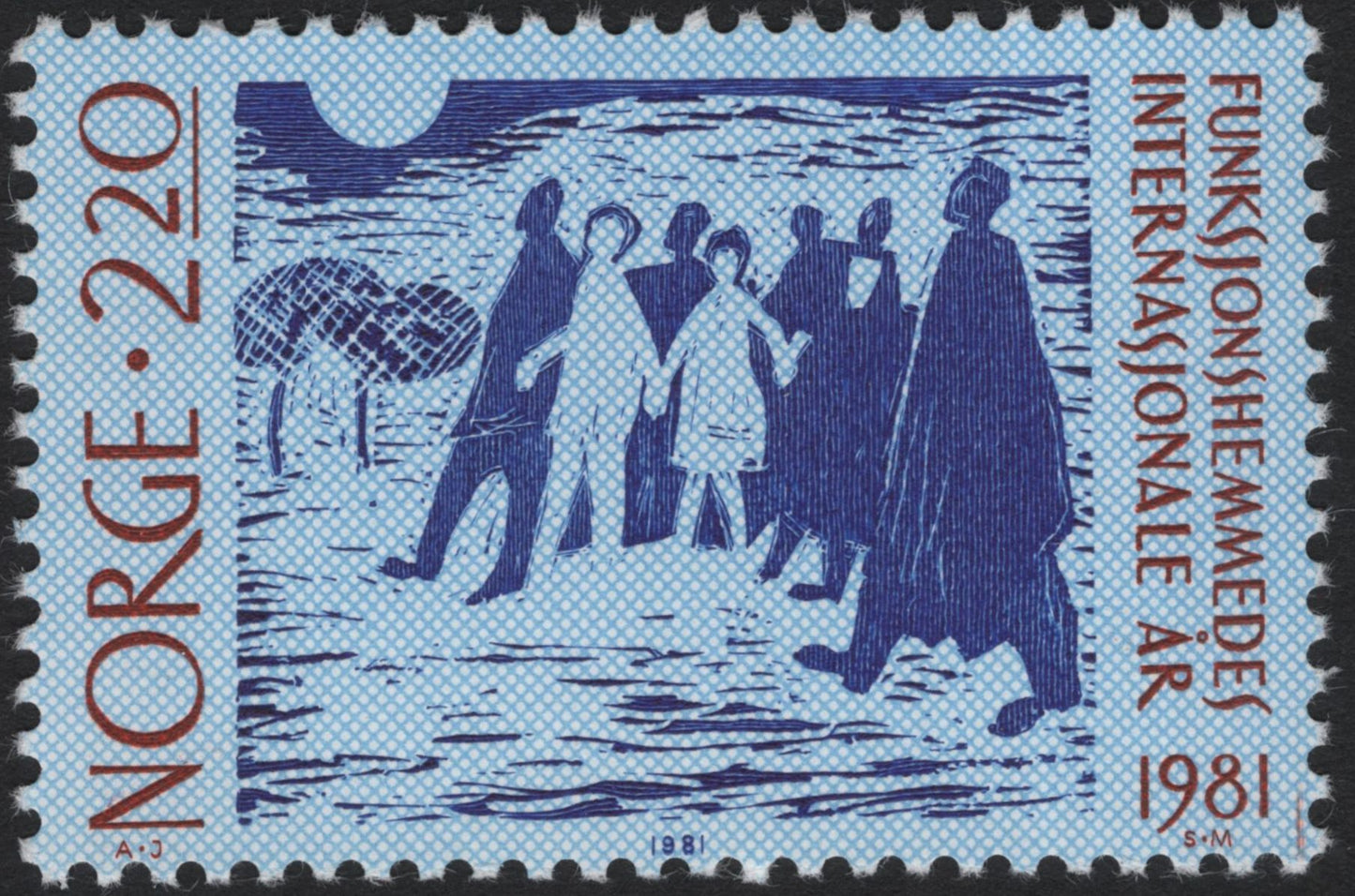 SCG5246 - Norway 1981 – International Year of Disabled Persons