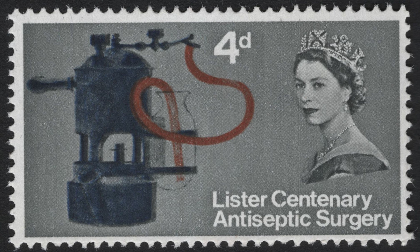 SCG5190 - Great Britain 1965 – Lister Centenary: Antiseptic Surgery (Set of 2)