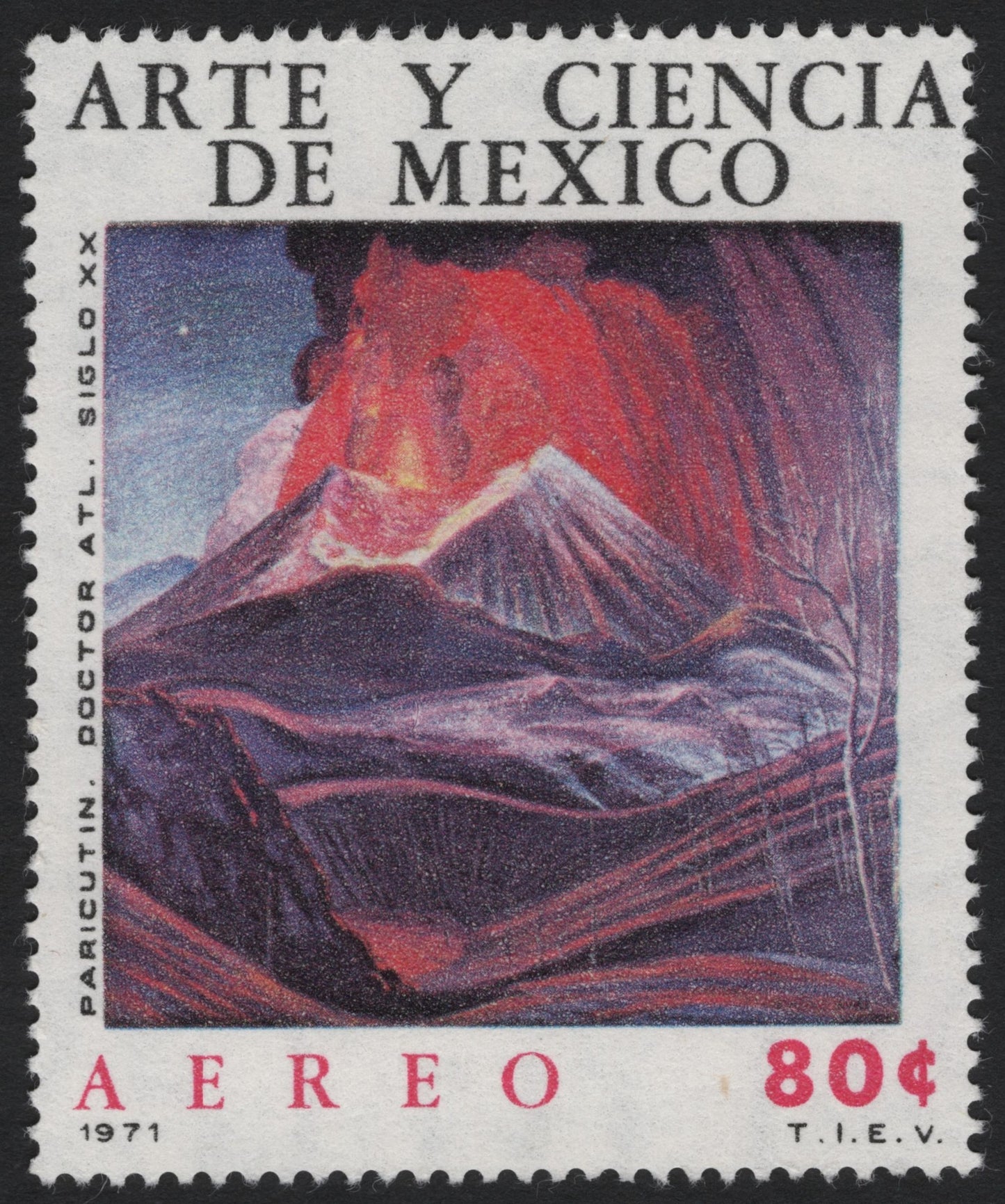 SCG5277 - Mexico 1971 Airmail – Paricutín Volcano