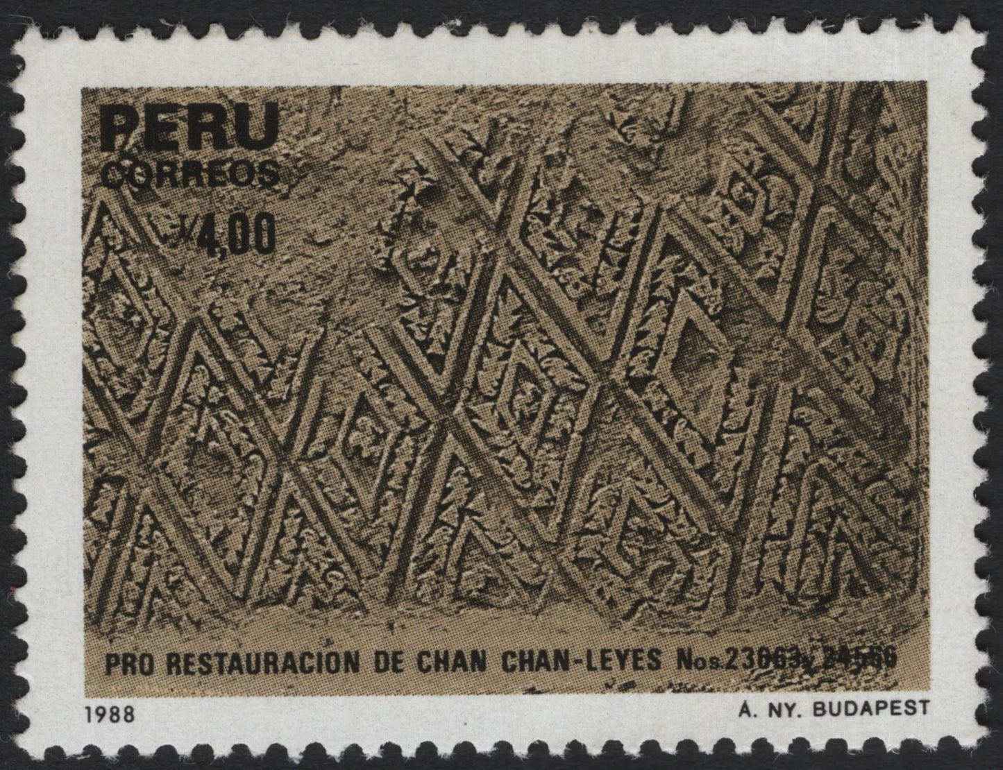 SCG5355 - Peru 1988 – Restoration of Chan Chan Archaeological Site