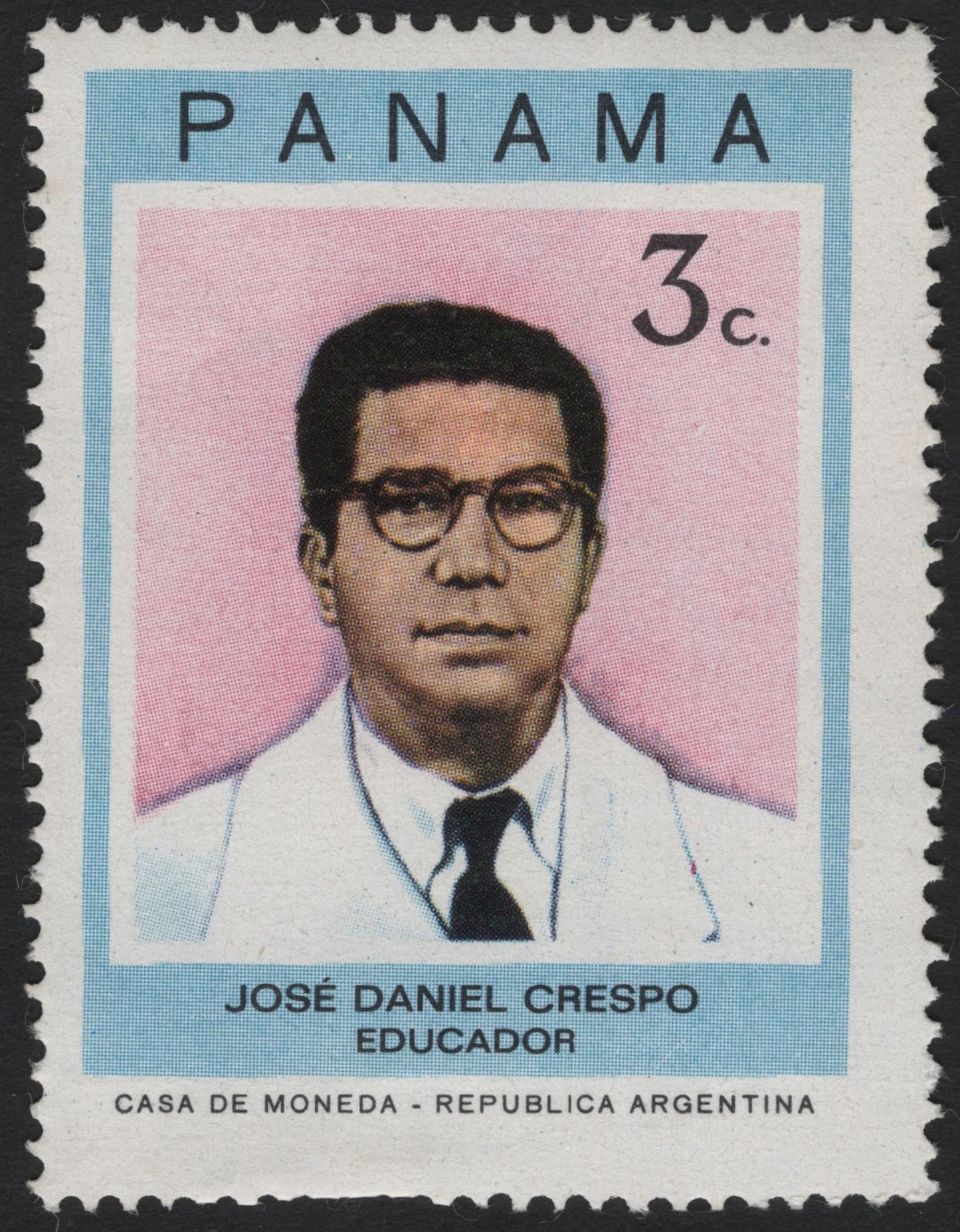 SCG5366 - Panama 3c José Daniel Crespo – Educator (Casa de Moneda, Argentina)