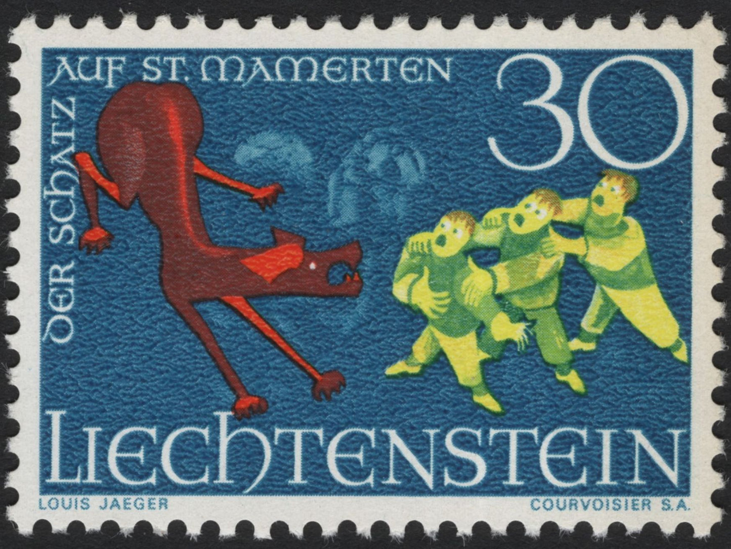 SCG5326 - Liechtenstein 1969 Folklore Legends Set