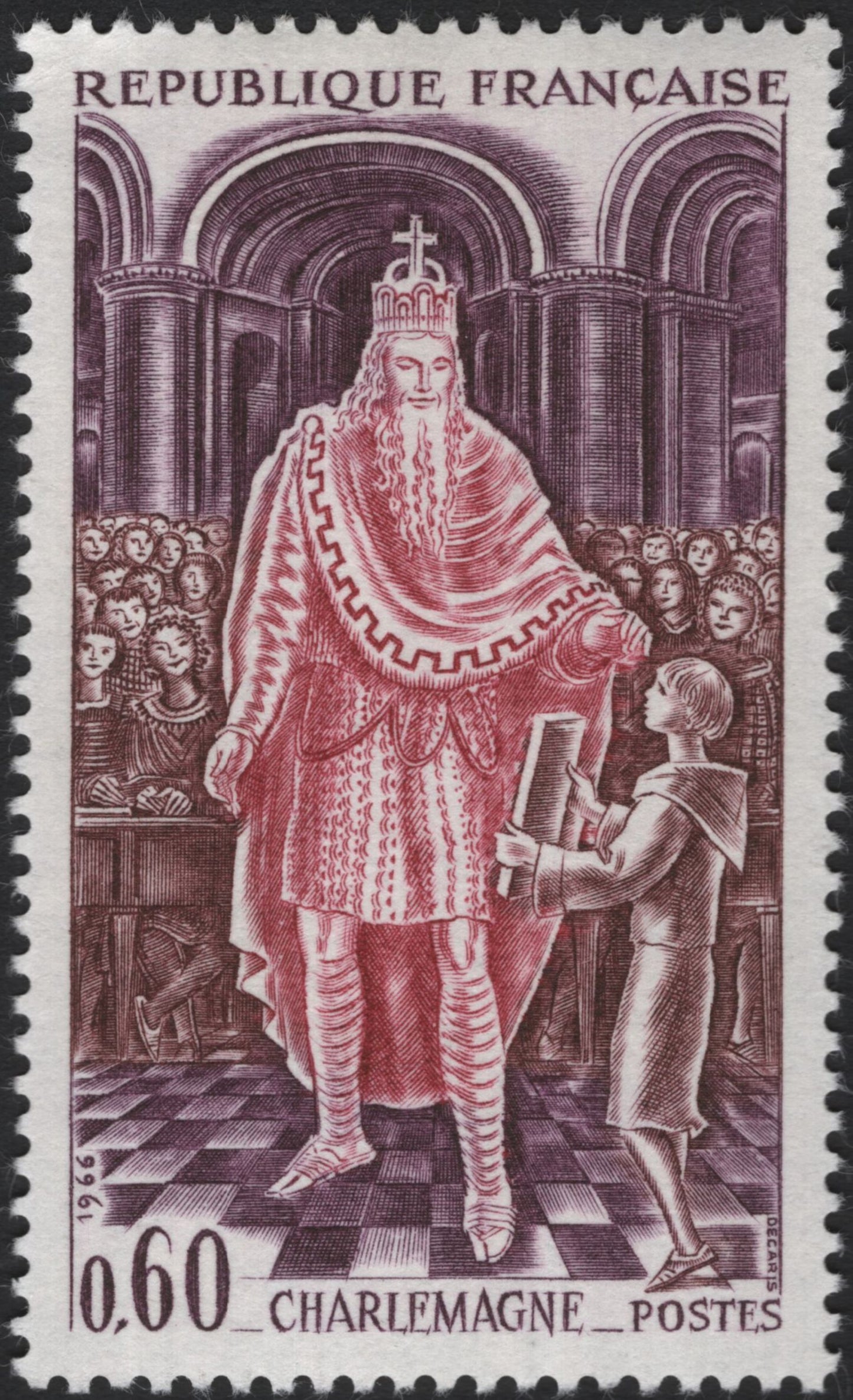 SCG5327 - France 1966 – Clovis and Charlemagne Commemoratives