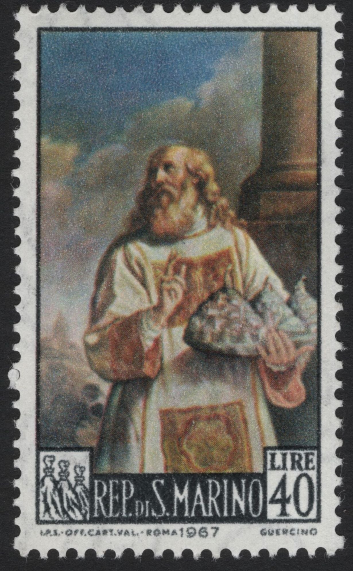 SCG5405 - San Marino 1967 – Religious Paintings by Guercino