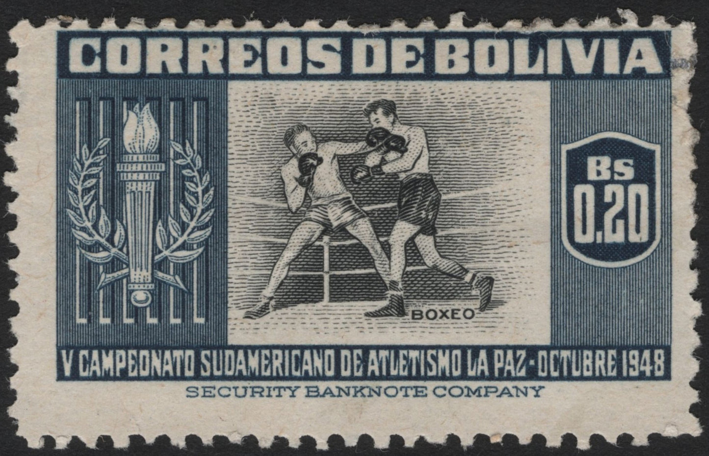 SCG5442 - Bolivia 1948 – South American Athletics Championship (Boxing)