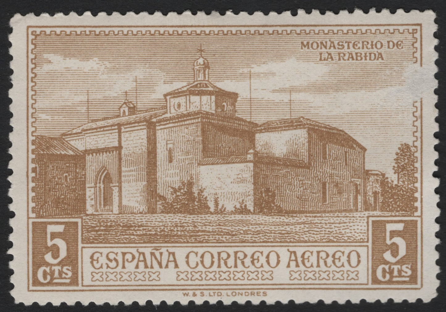 SCG5449 - Spain 5 Céntimos Airmail – Monasterio de La Rábida