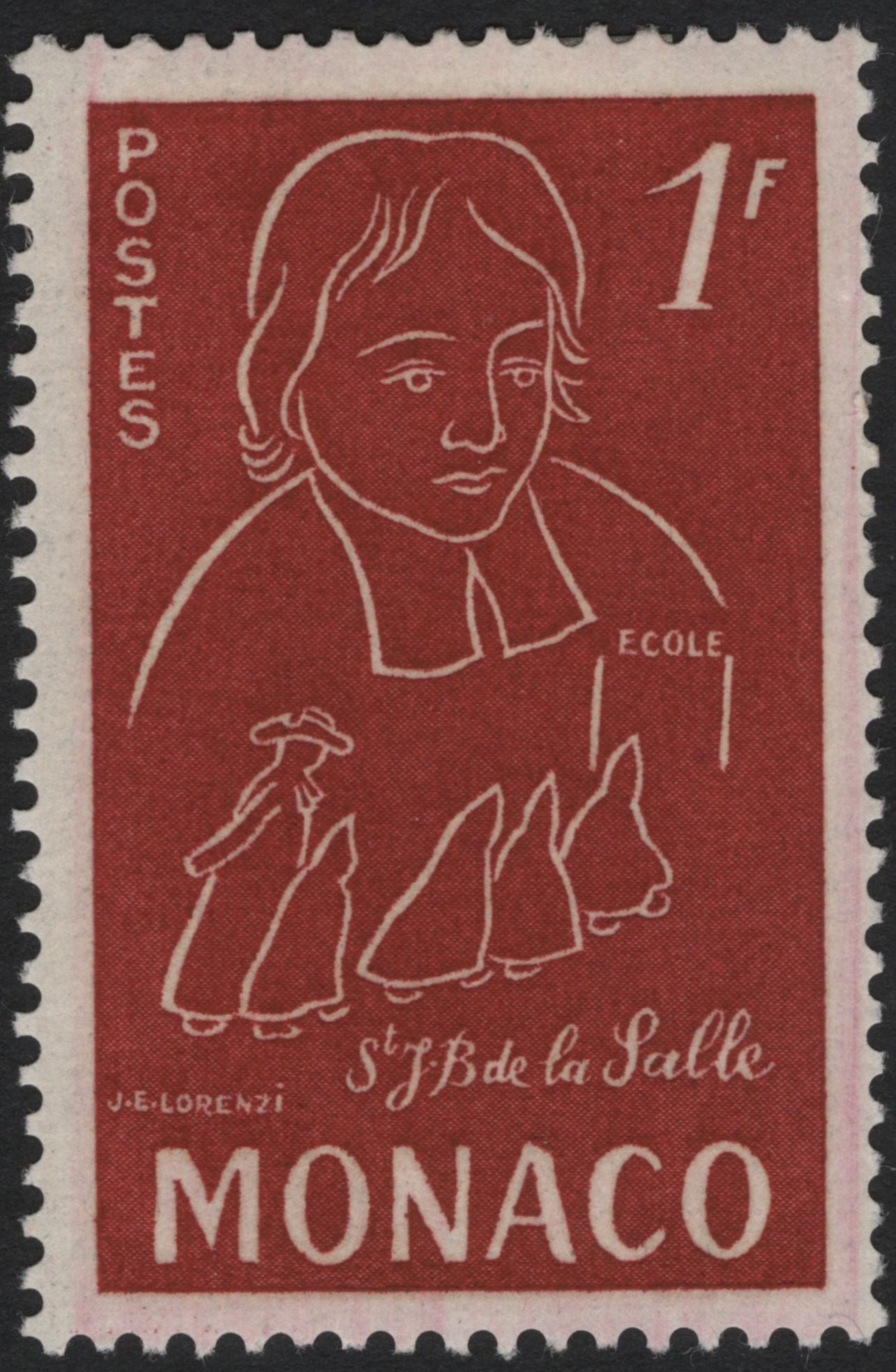 SCG5502 - Monaco 1951 – St. Jean-Baptiste de La Salle Commemorative Set