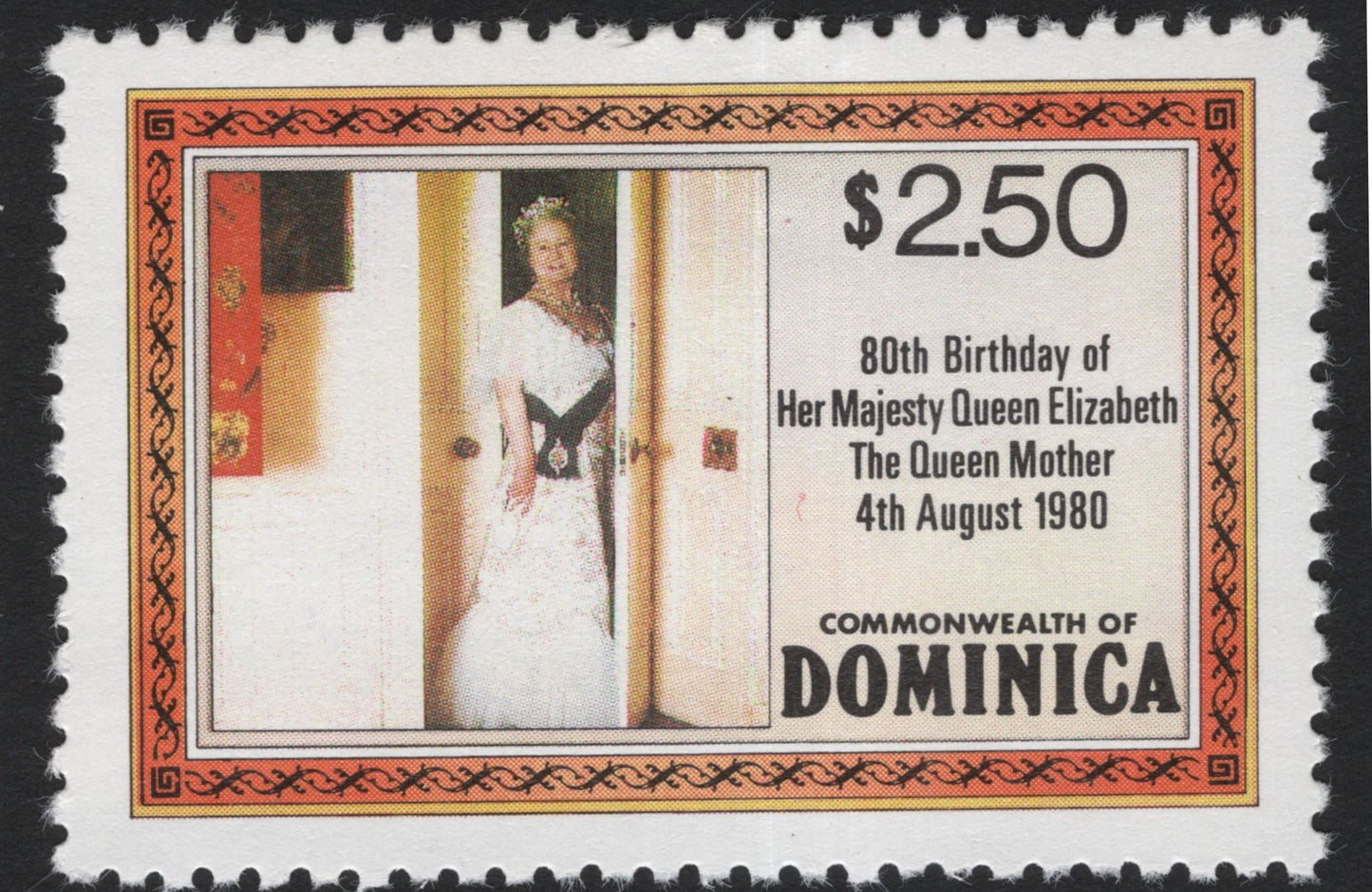 SCG5486 - Dominica 1980 – 80th Birthday of Queen Elizabeth The Queen Mother