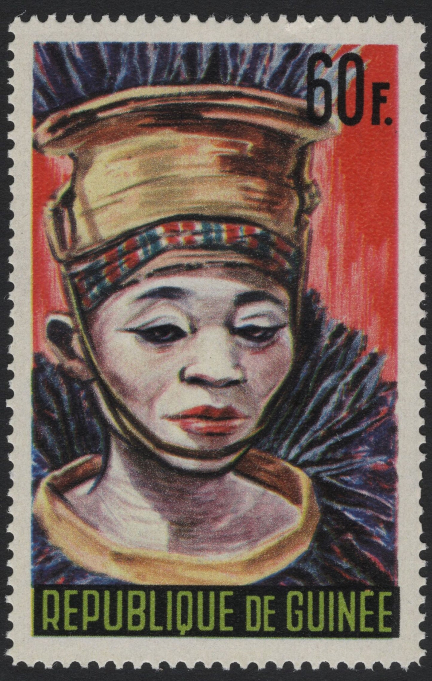 SCG5515 - Guinea 1960s Ethnic Portraits Definitive Series