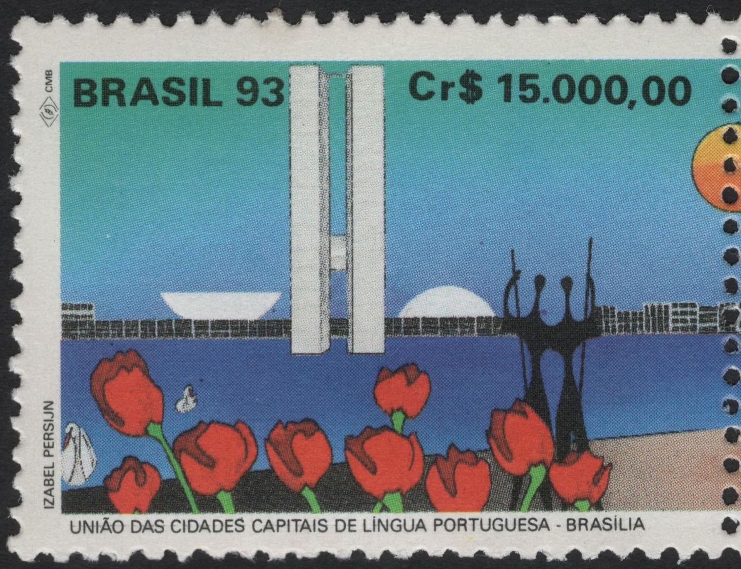 SCG5592 - Brazil 1993 – Union of Portuguese-Speaking Capitals (Brasília & Rio de Janeiro)
