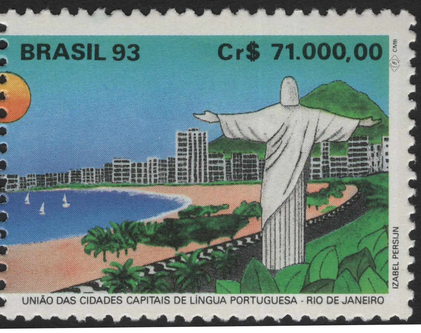 SCG5592 - Brazil 1993 – Union of Portuguese-Speaking Capitals (Brasília & Rio de Janeiro)