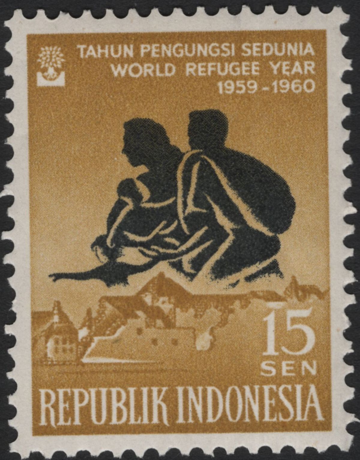 SCG5567 - Indonesia 1959–60 World Refugee Year Stamp Set