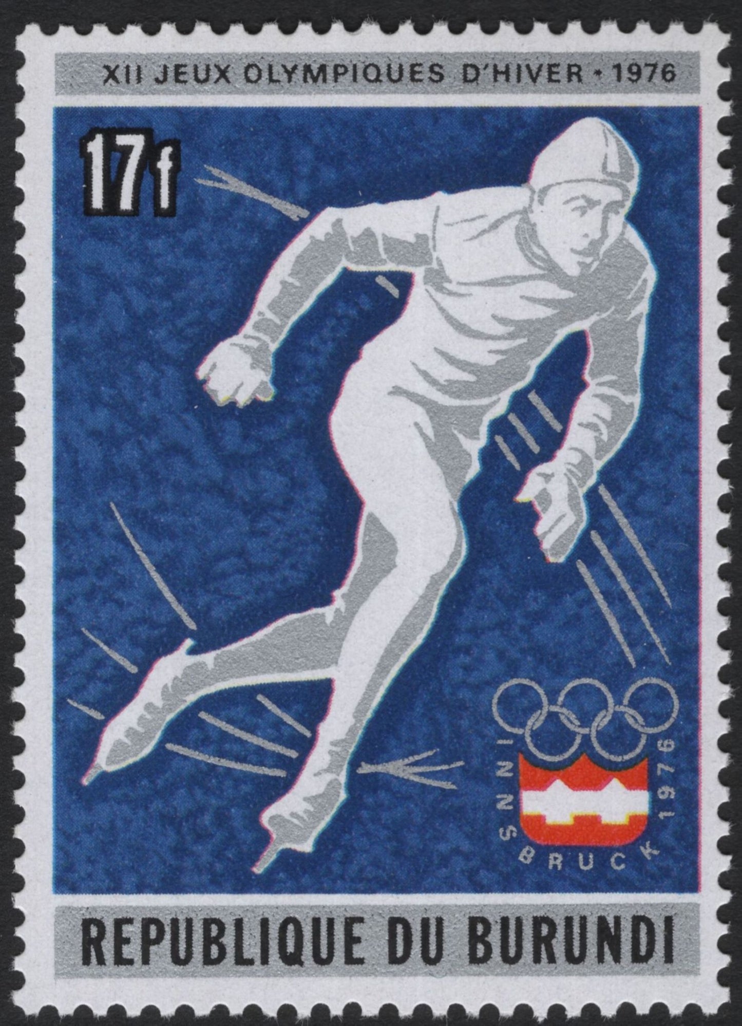 SCG5566 - Burundi 1976 Winter Olympics – Innsbruck Games Commemorative Set
