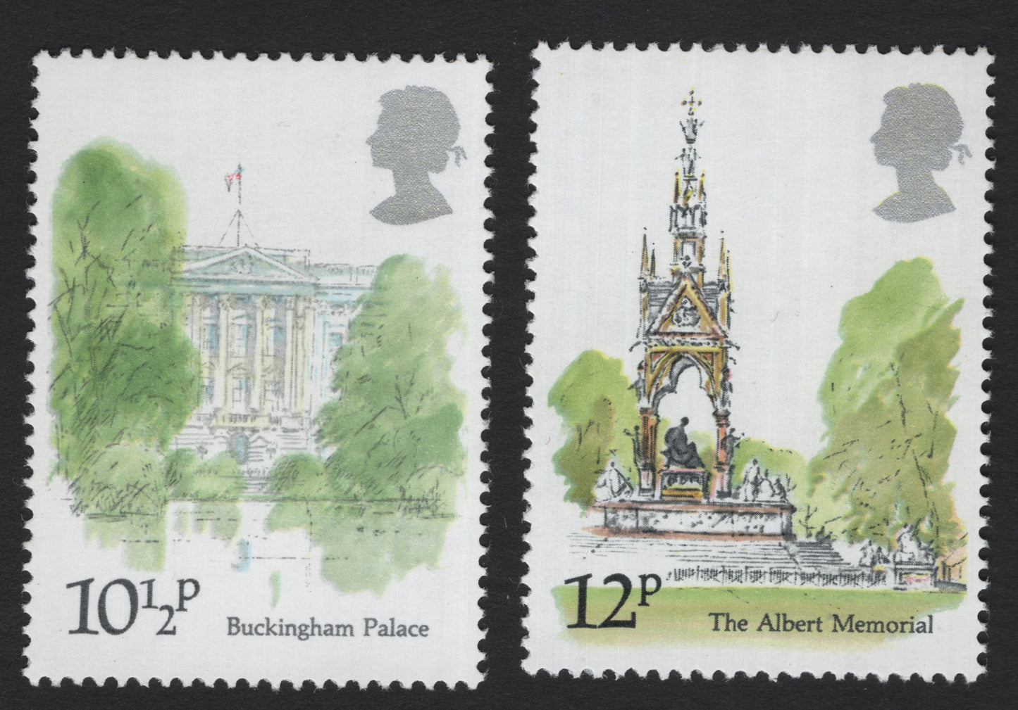 SCG5610 - Great Britain 1980 – Buckingham Palace and The Albert Memorial
