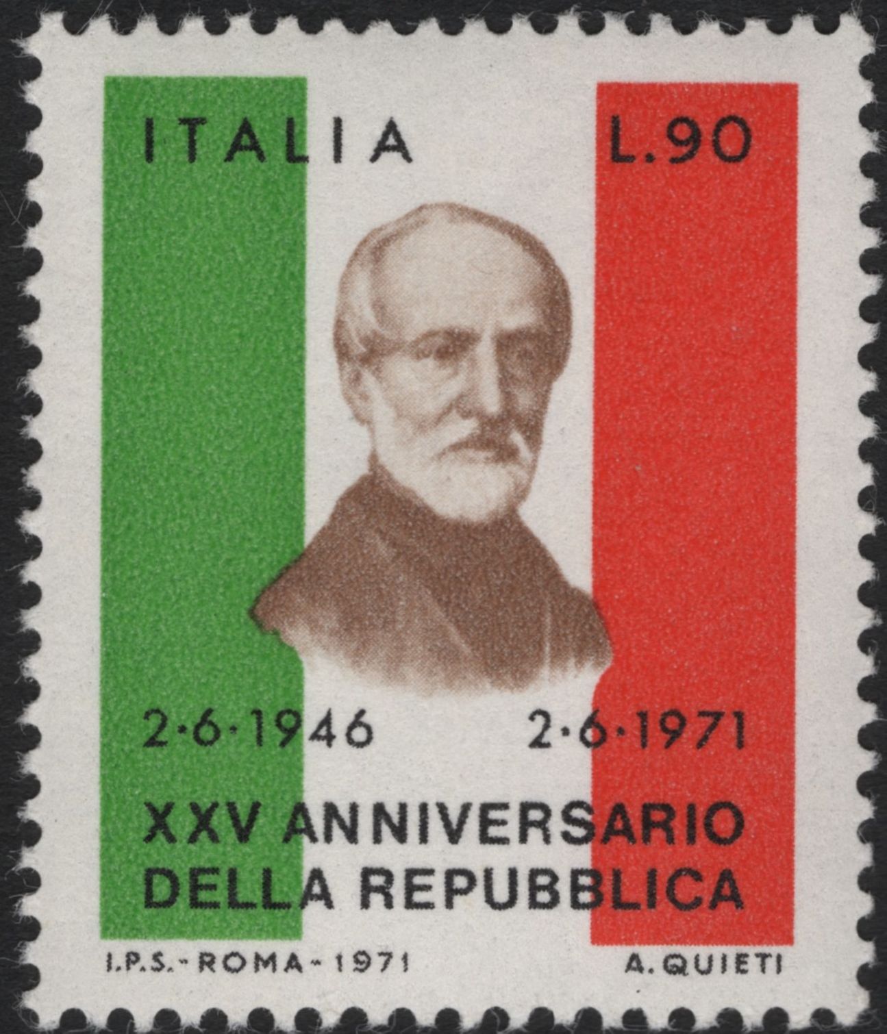 SCG5604 - Italy 1971 – 25th Anniversary of the Republic