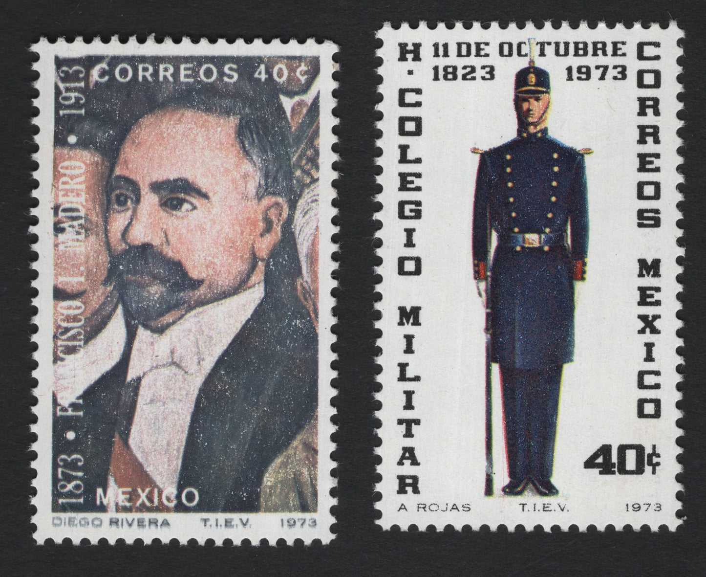 SCG5608 - π²π½ Mexico 1973 β Francisco I. Madero & Heroic Military College Anniversaries