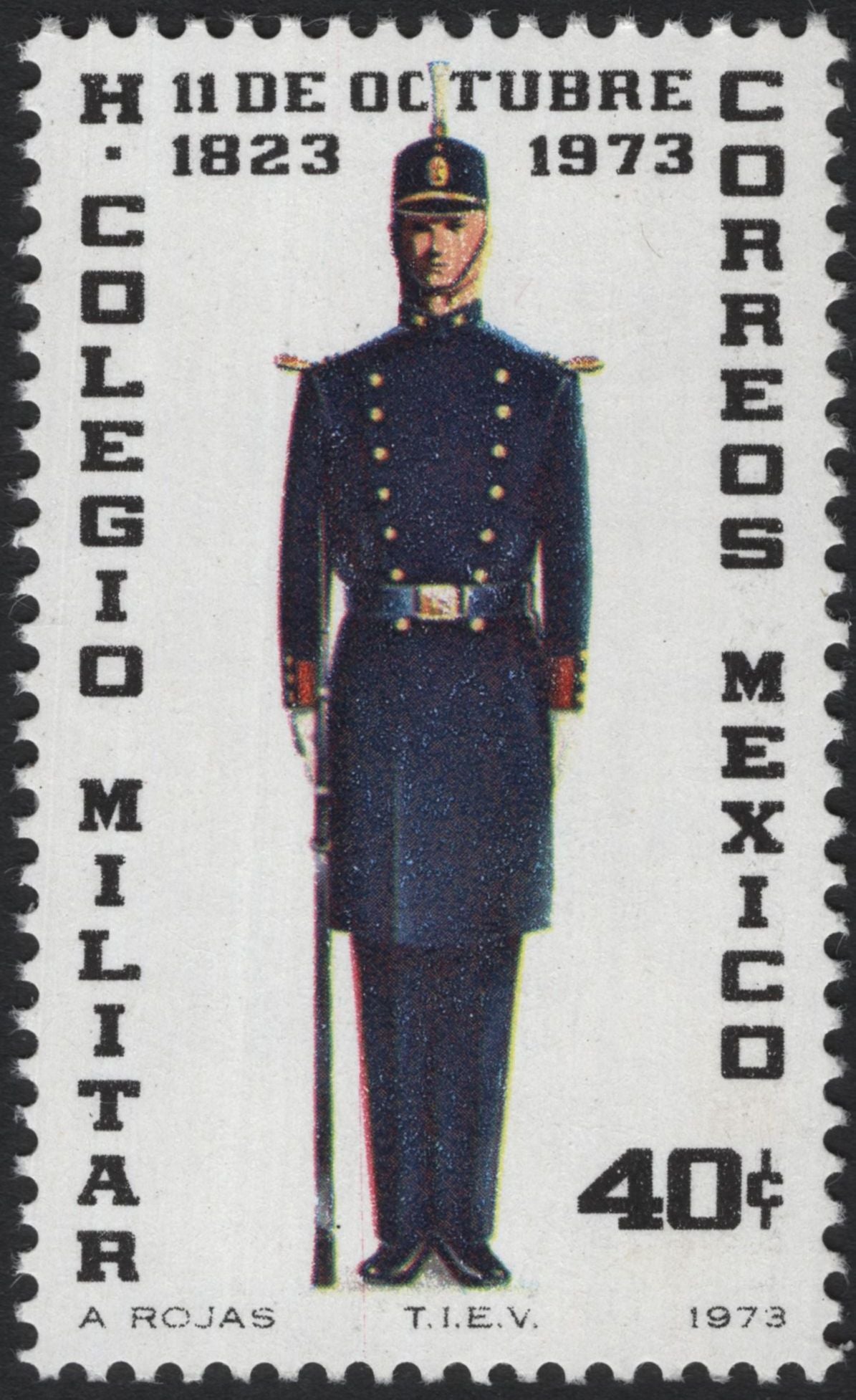 SCG5608 - π²π½ Mexico 1973 β Francisco I. Madero & Heroic Military College Anniversaries