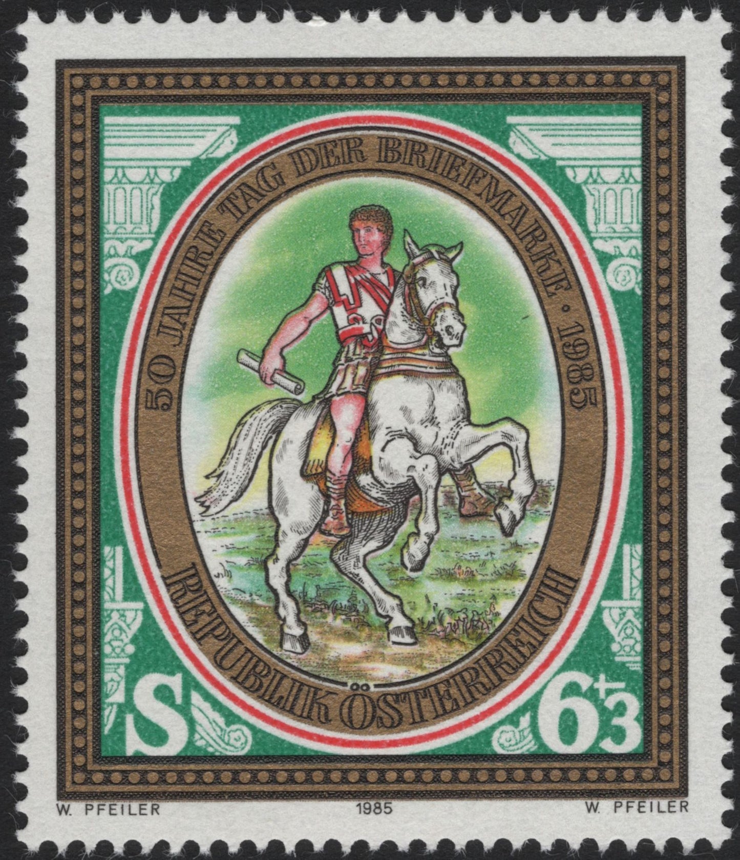 SCG5611 - Austria – Tag der Briefmarke Series (1985–1989)