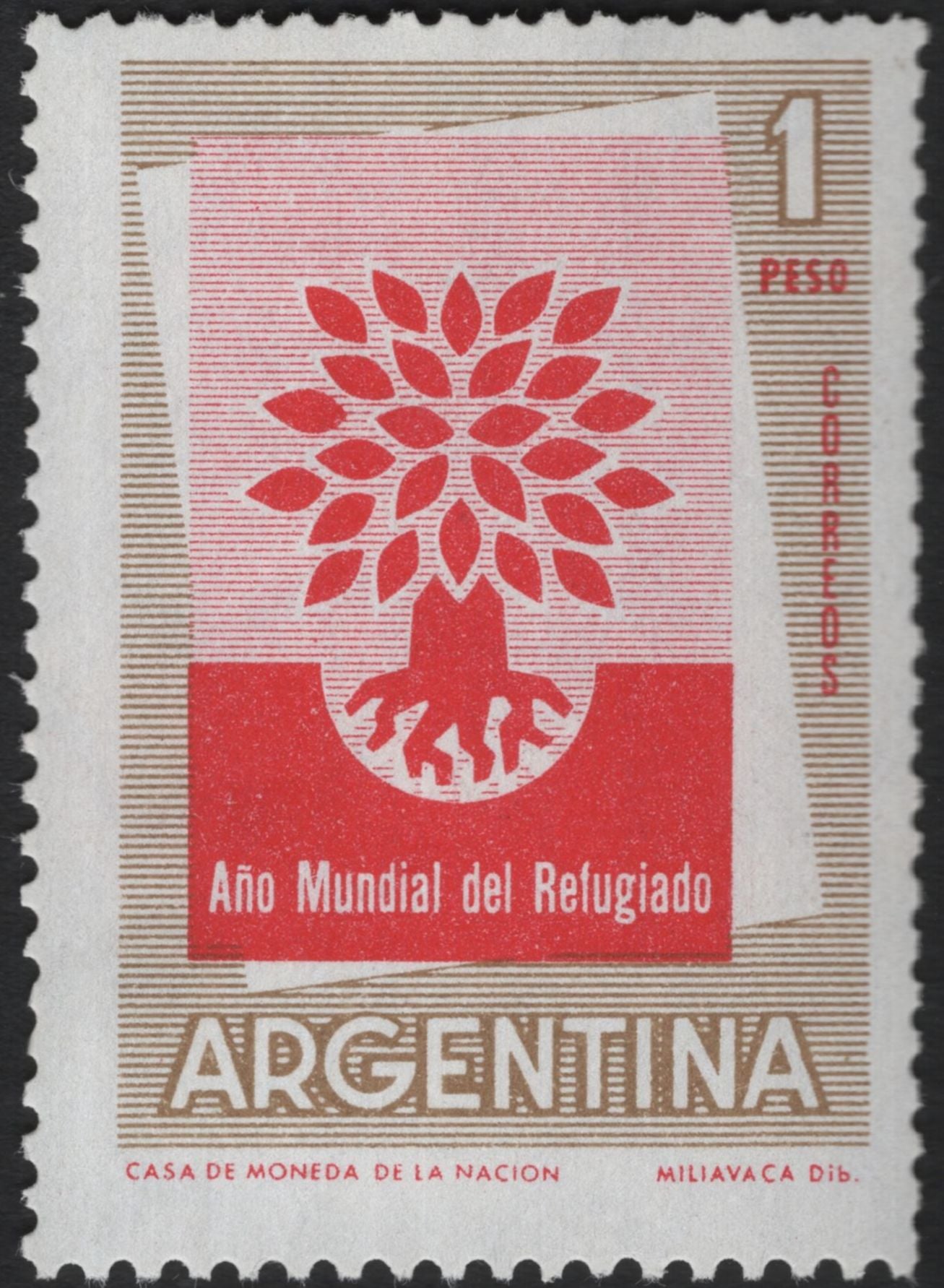 SCG5674 - Argentina 1960 – World Refugee Year Stamps