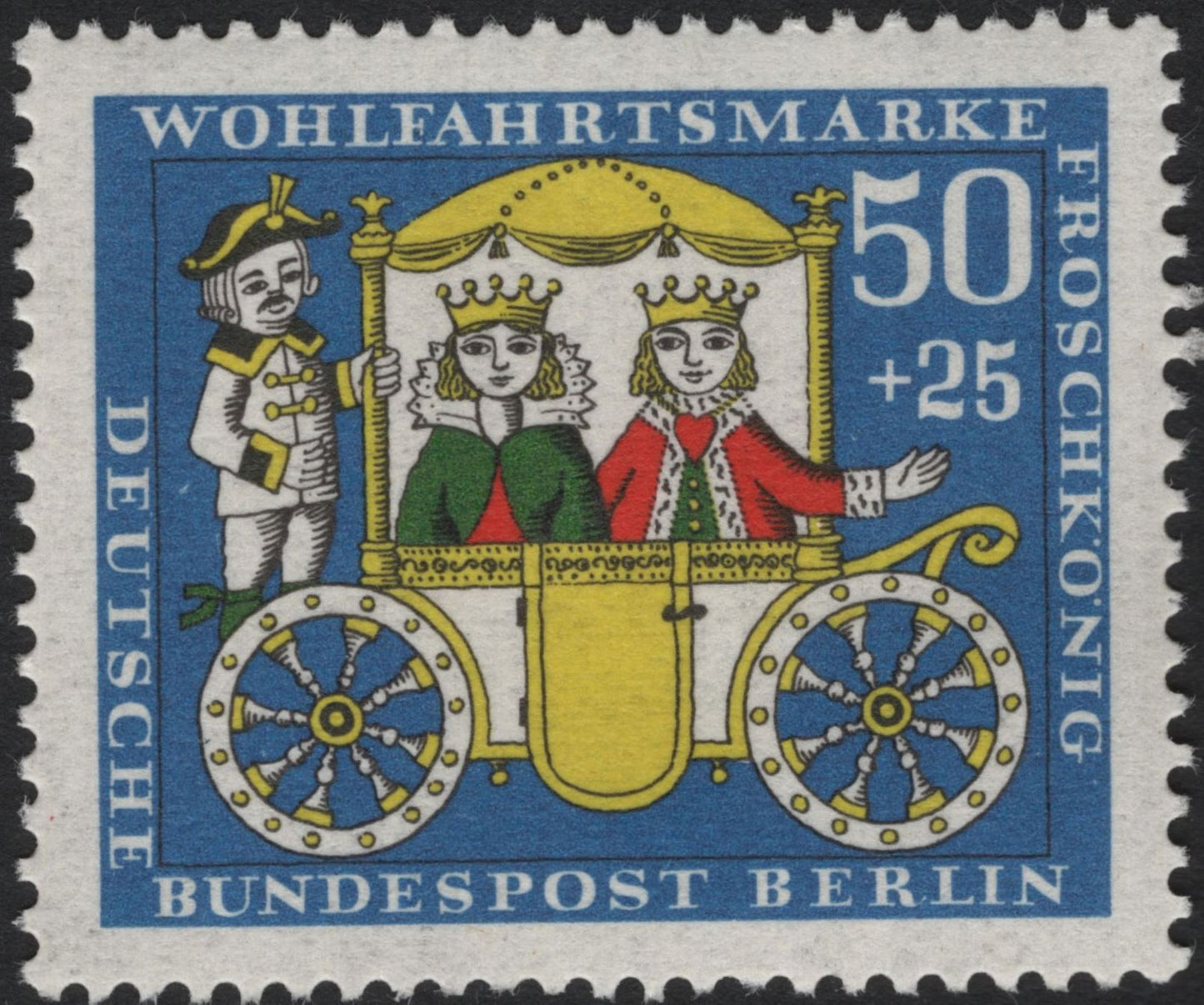 SCG5718 - 🇩🇪 Germany (Berlin) 1965 – Welfare Issue: Fairy Tales – “Aschenputtel & Froschkönig”