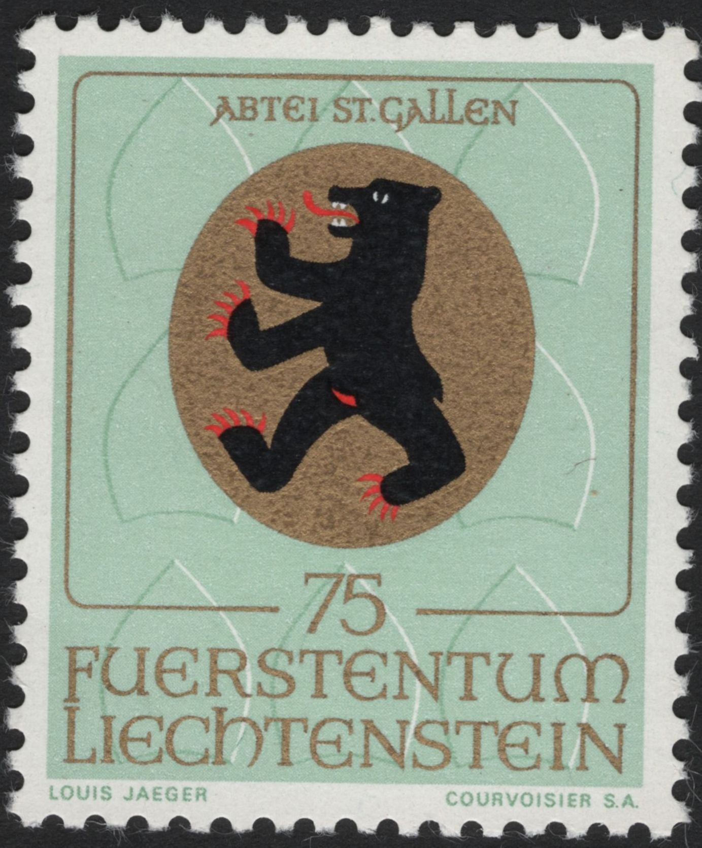 SCG5815 - Liechtenstein 1971 – Abbey and Convent Emblems Series