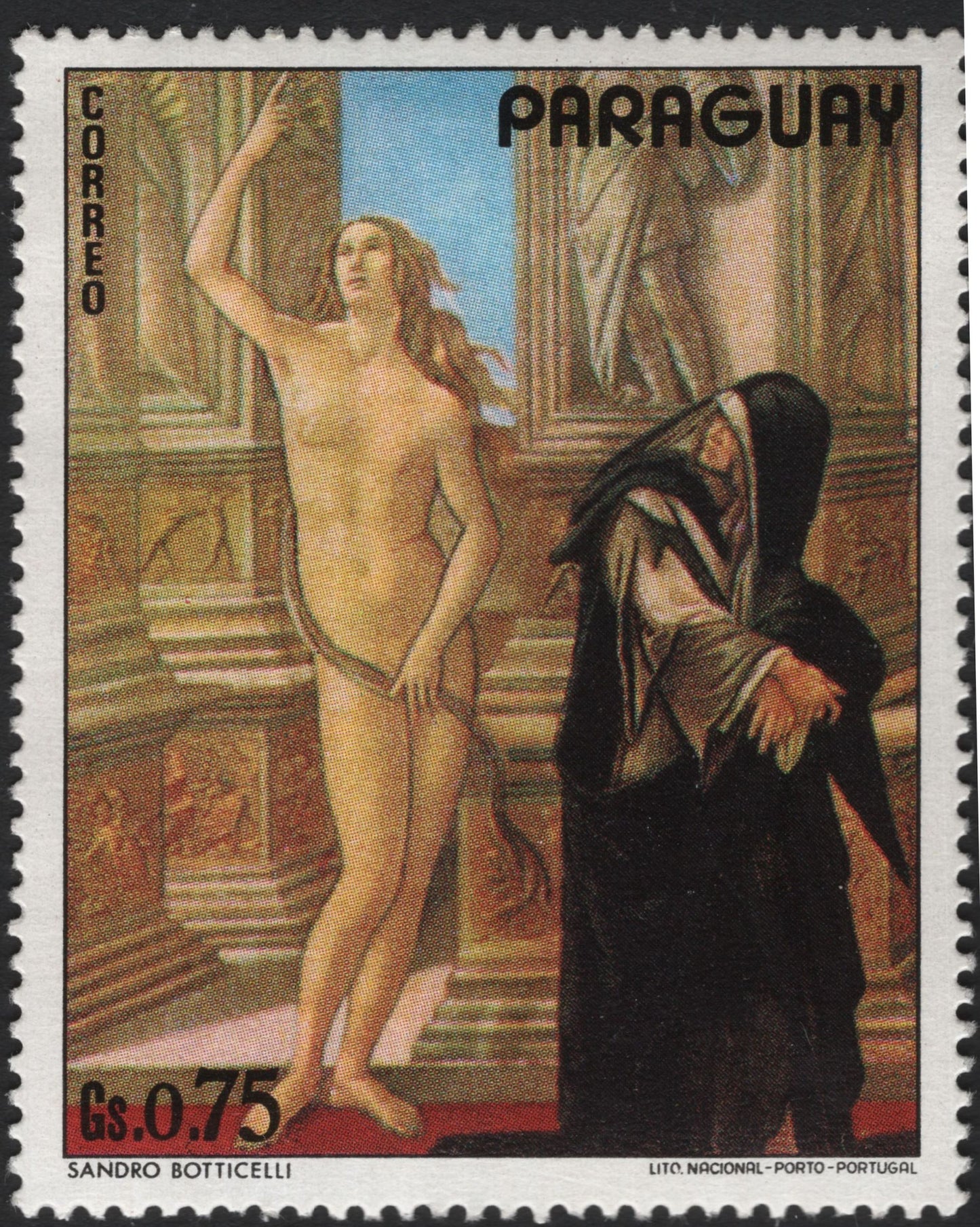 SCG5824 - Paraguay 1975 – Renaissance Masters: Michelangelo & Botticelli