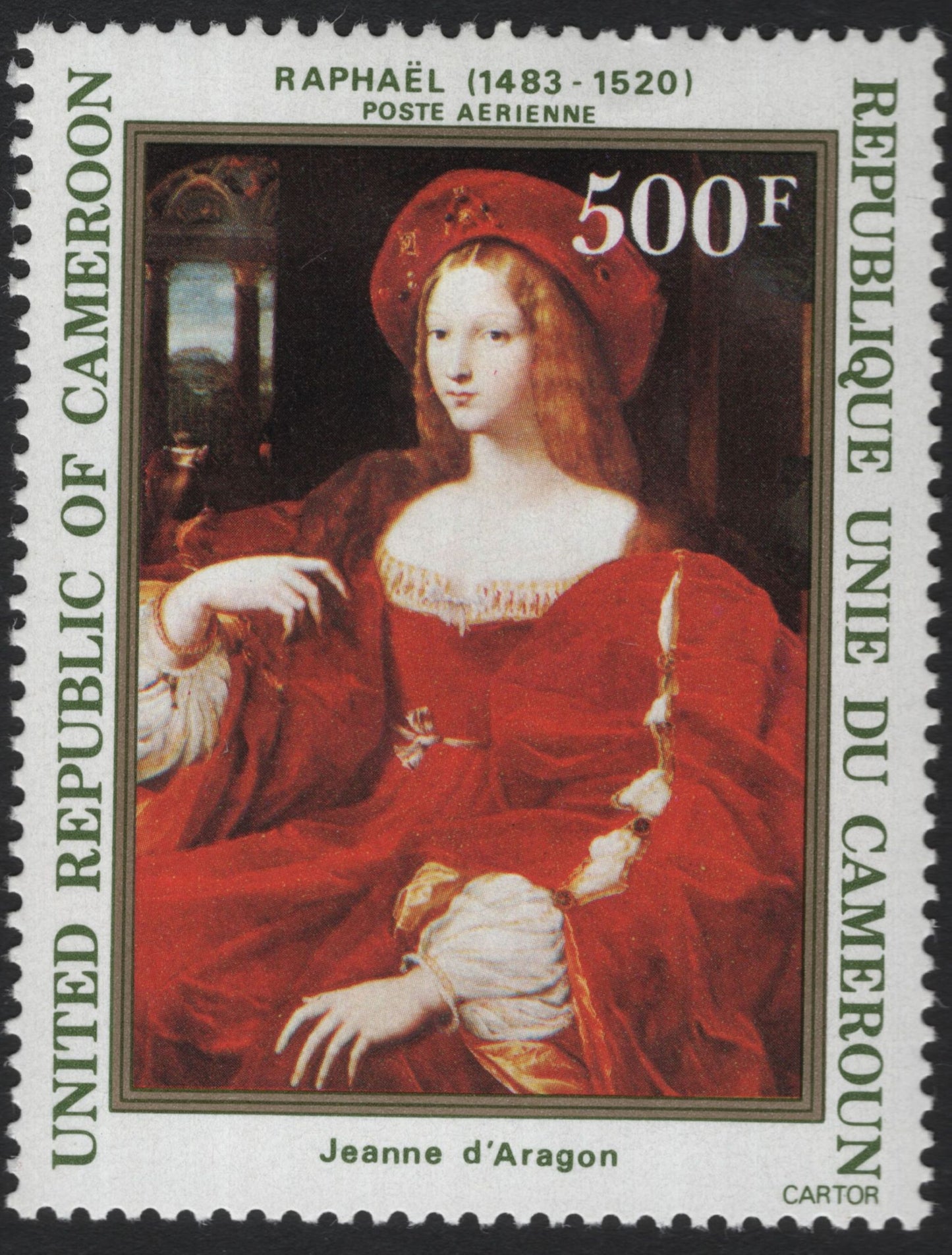 SCG5830 - Cameroon 1970 – Masterpieces of European Art (Delacroix & Raphael)