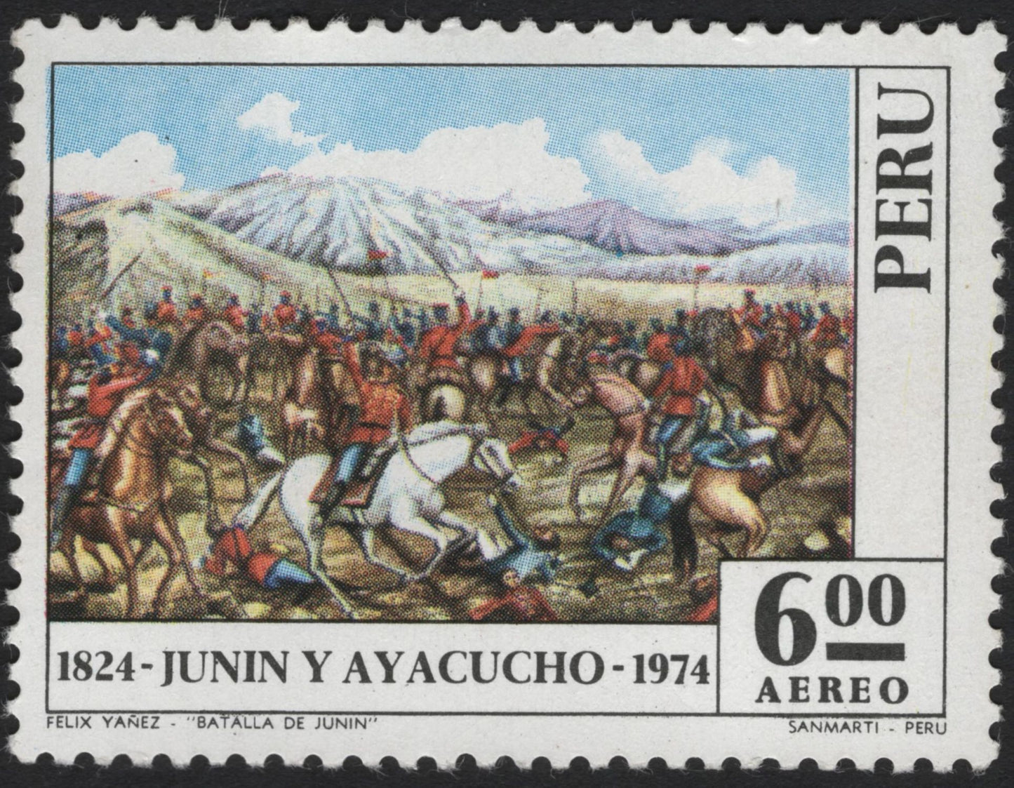 SCG5831 - Peru 1974 – Battles of Junín and Ayacucho Sesquicentennial