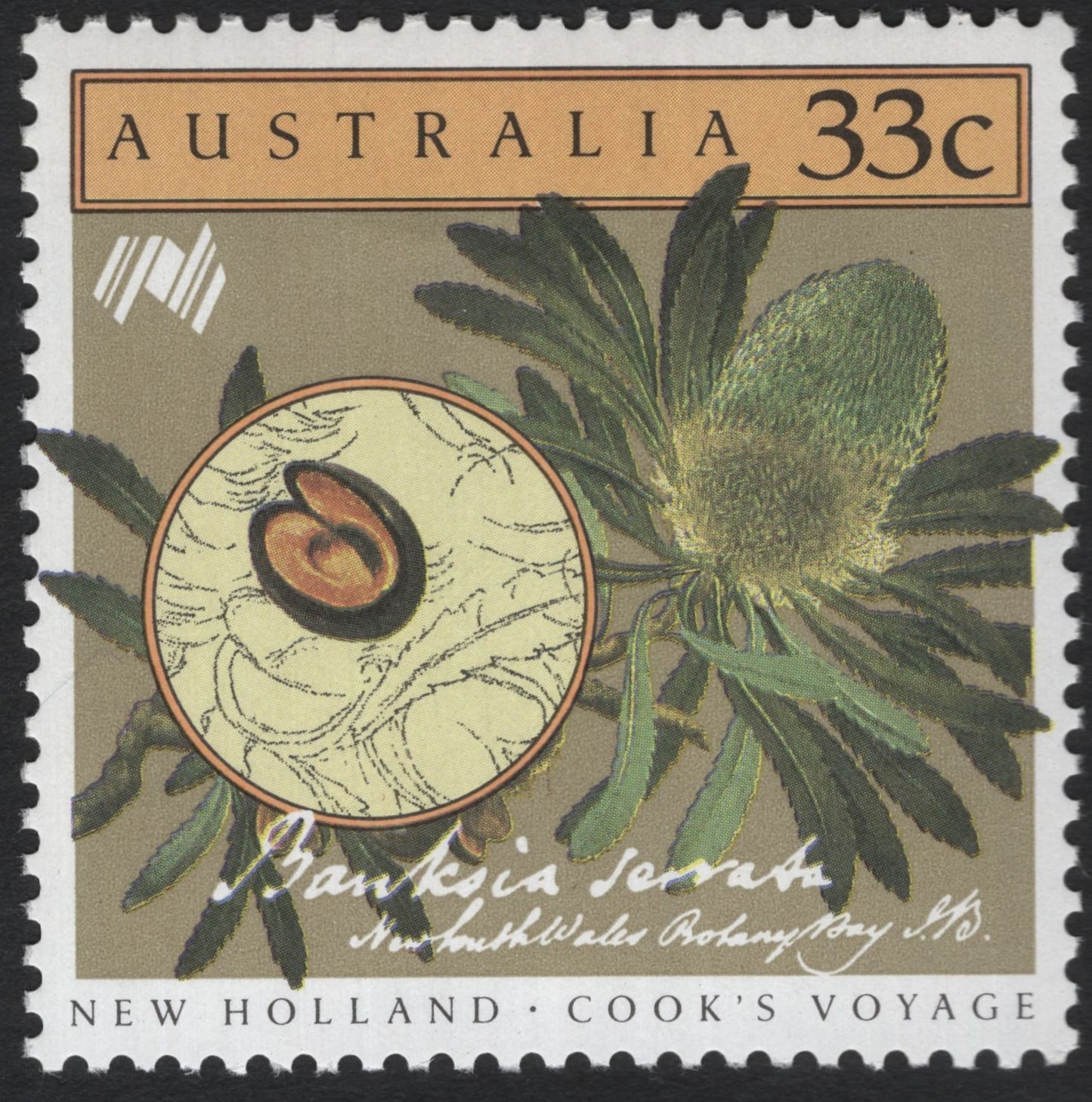 SCG5892 - Australia 1980 “Cook’s Voyage – New Holland Flora” Stamps