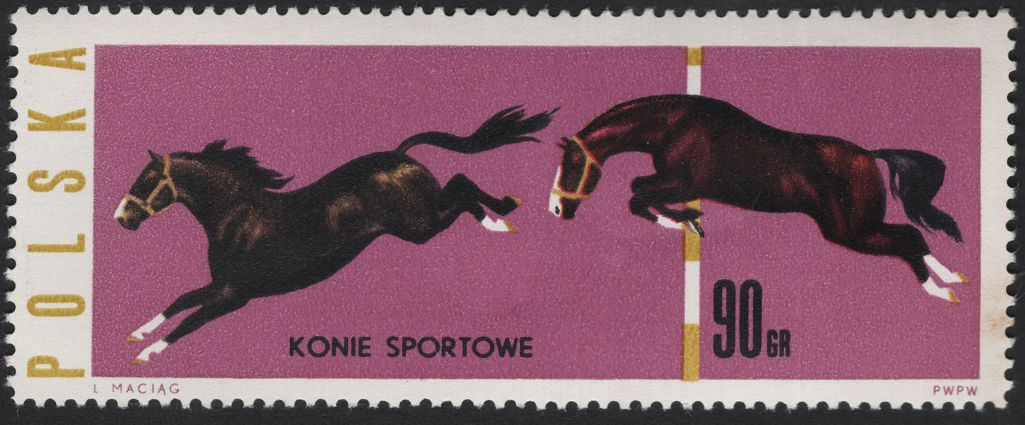 SCG5909 - Poland 1967 – Horse Breeds Series