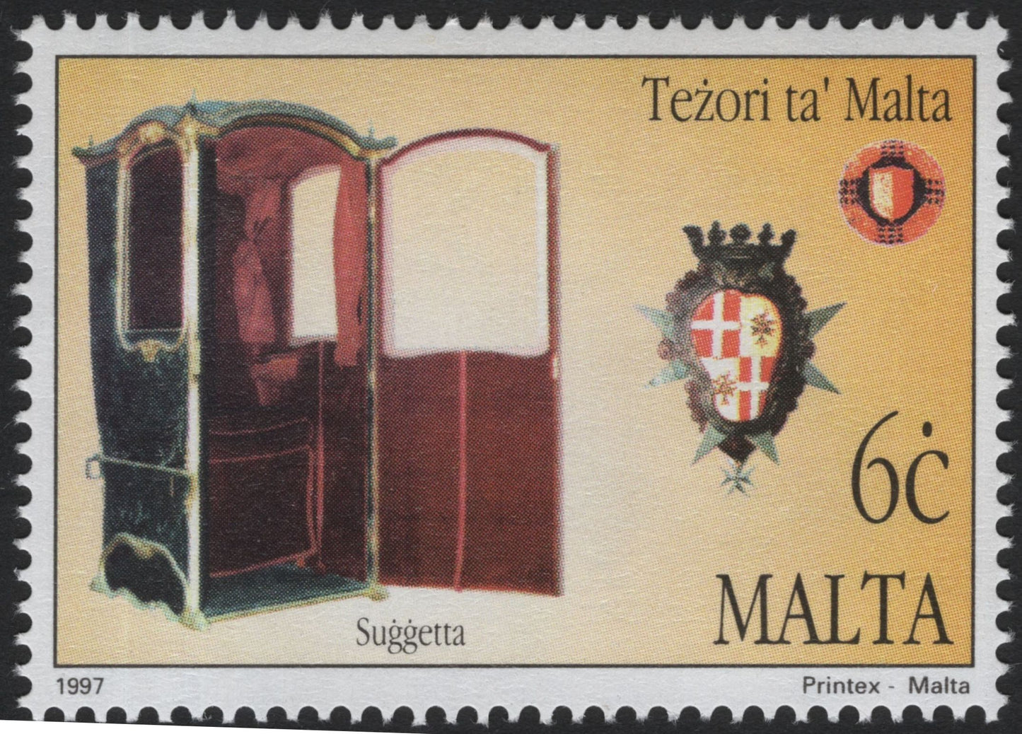 SCG5927 - Malta 1997 “Teżori ta’ Malta – Suggietta” Stamp Set