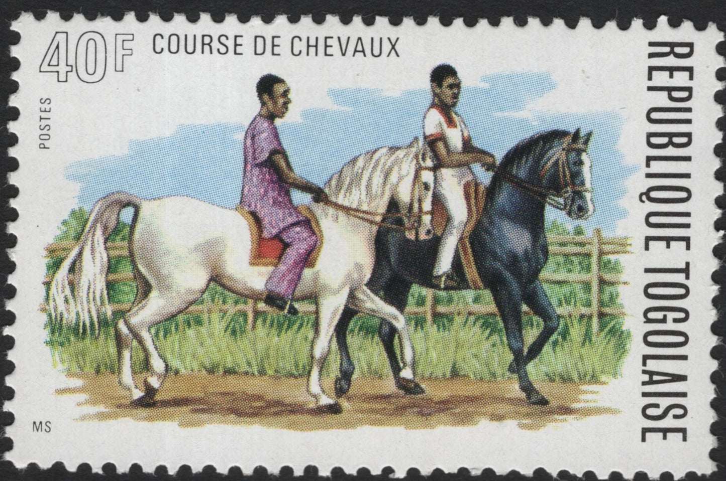 SCG5944 - Togo 1970 – Horse Racing Series (Course de Chevaux)