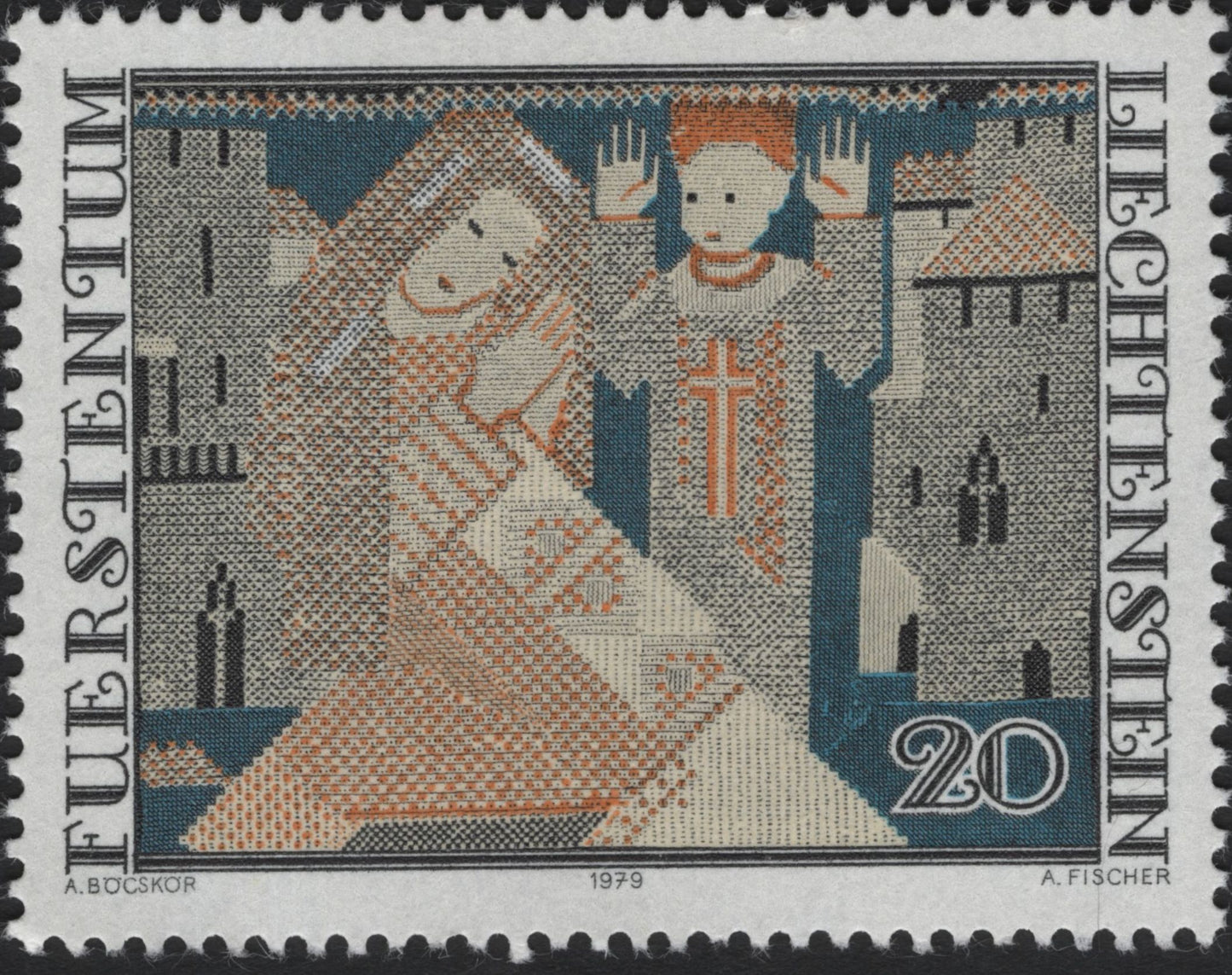 SCG5949 - Liechtenstein 1979 Tapestry Motifs – Religious Art Series