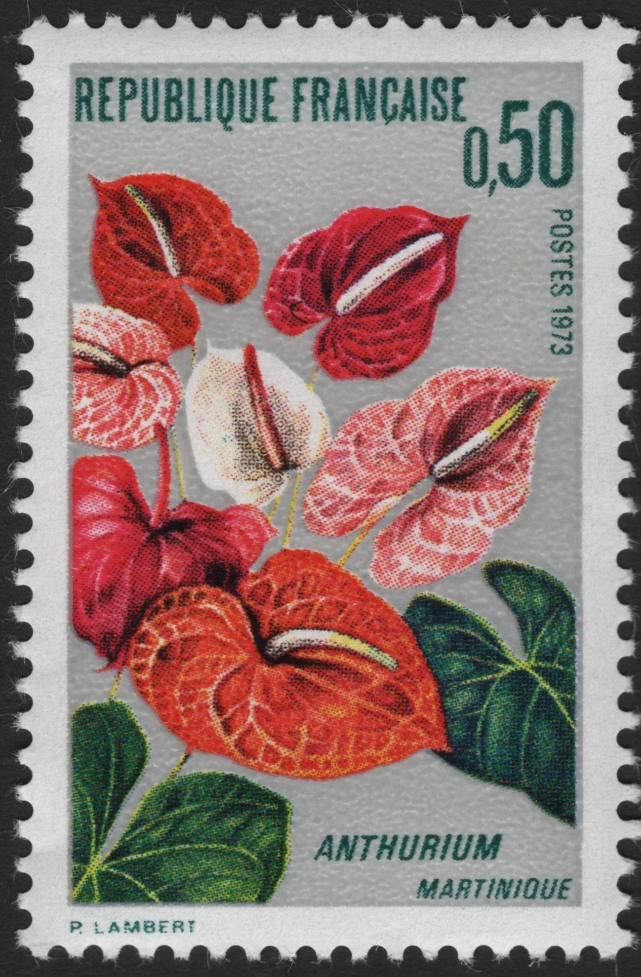 SCG6036 - France 1973 – Anthurium of Martinique