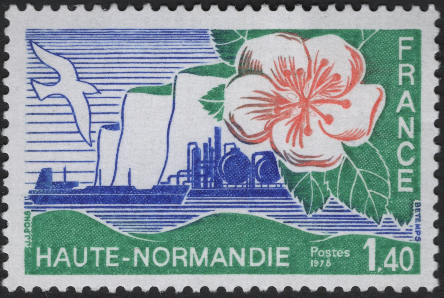 SCG6067 - France 1978 – Haute-Normandie Regional Issue
