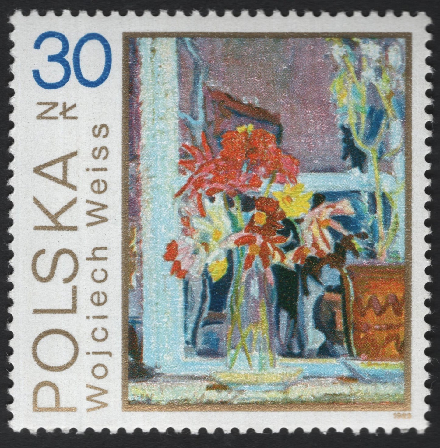SCG6111 - Poland 1983 – “Flowers by the Window” by Wojciech Weiss