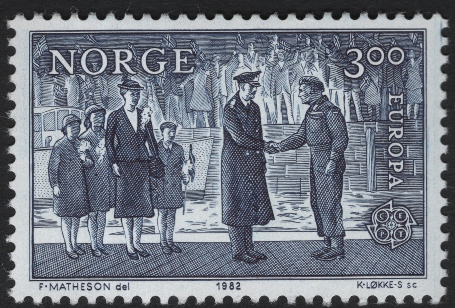 SCG5811 - Norway 1982 Europa CEPT “Return and Reconciliation” Set